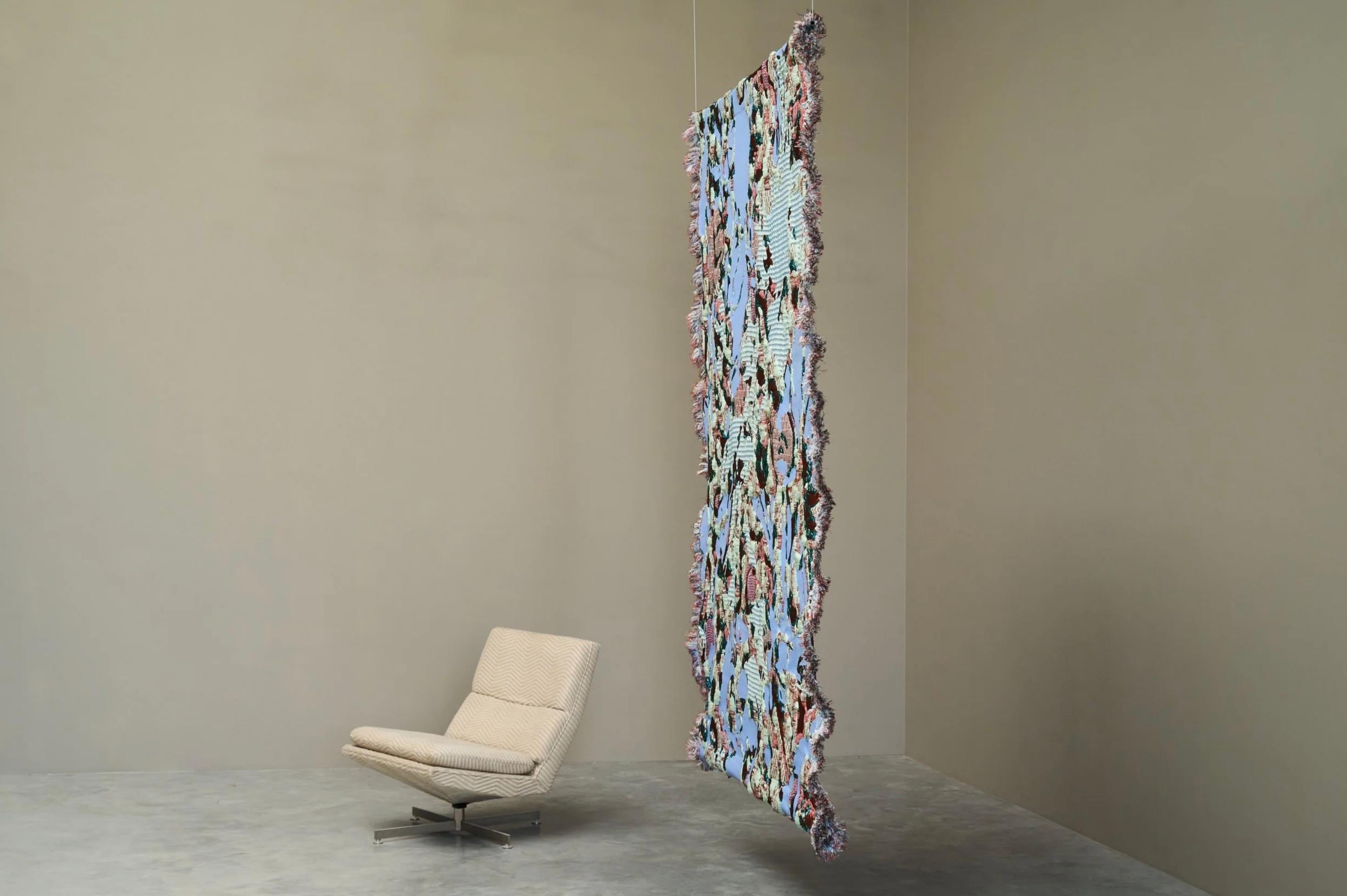 Sina Dyks Zeitgenössischer Wandteppich 'Brain Flash' 173 x 240 cm im Angebot 4