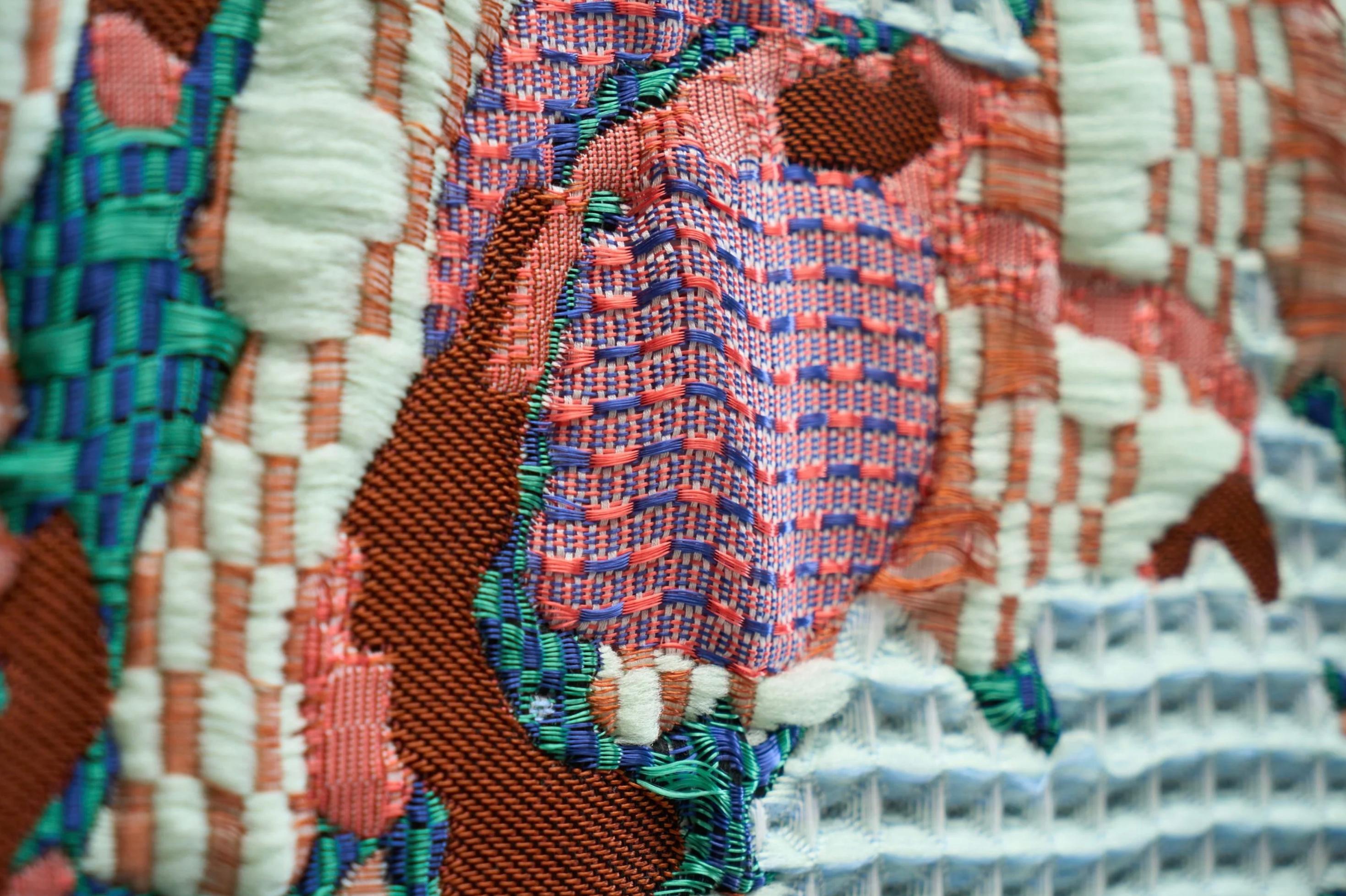 Sina Dyks Zeitgenössischer Wandteppich 'Brain Flash' 173 x 240 cm im Angebot 6