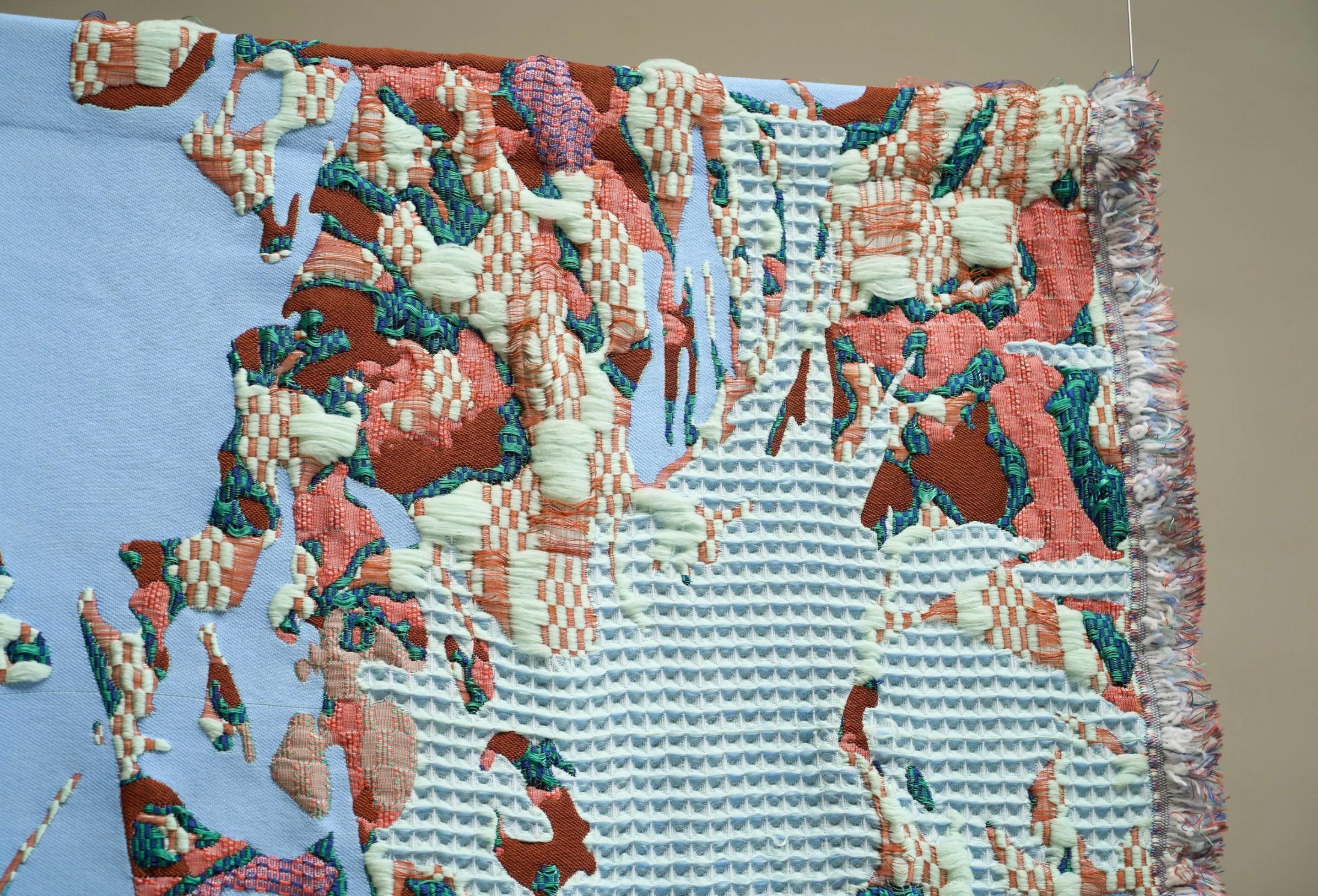 Sina Dyks Zeitgenössischer Wandteppich 'Brain Flash' 173 x 240 cm im Angebot 8