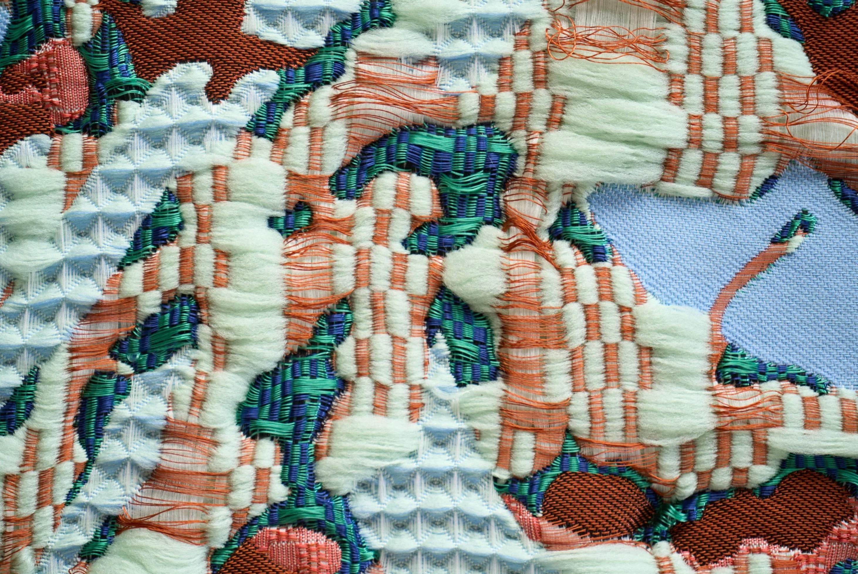 Sina Dyks Zeitgenössischer Wandteppich 'Brain Flash' 173 x 240 cm im Angebot 10