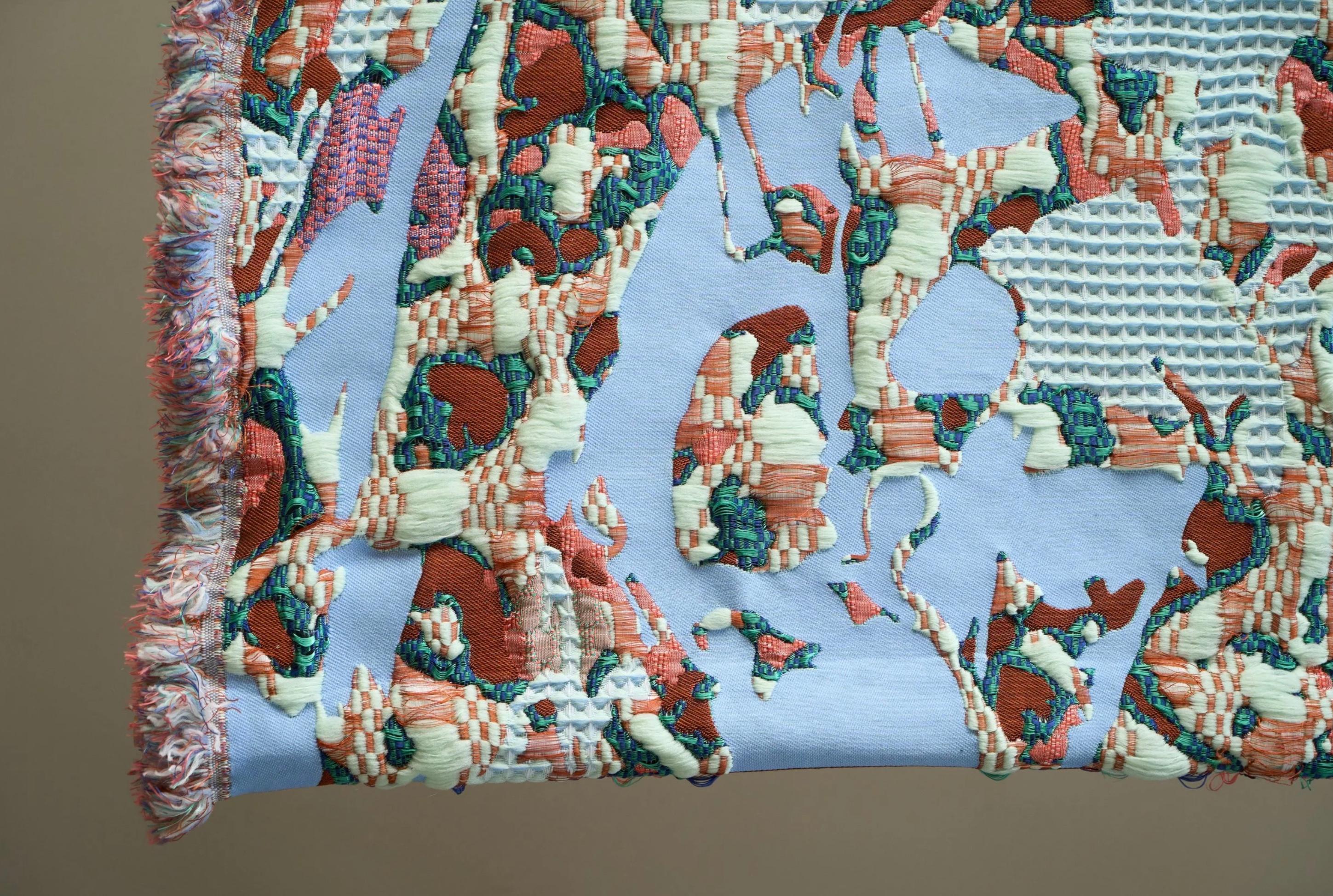 Sina Dyks Zeitgenössischer Wandteppich 'Brain Flash' 173 x 240 cm im Angebot 11