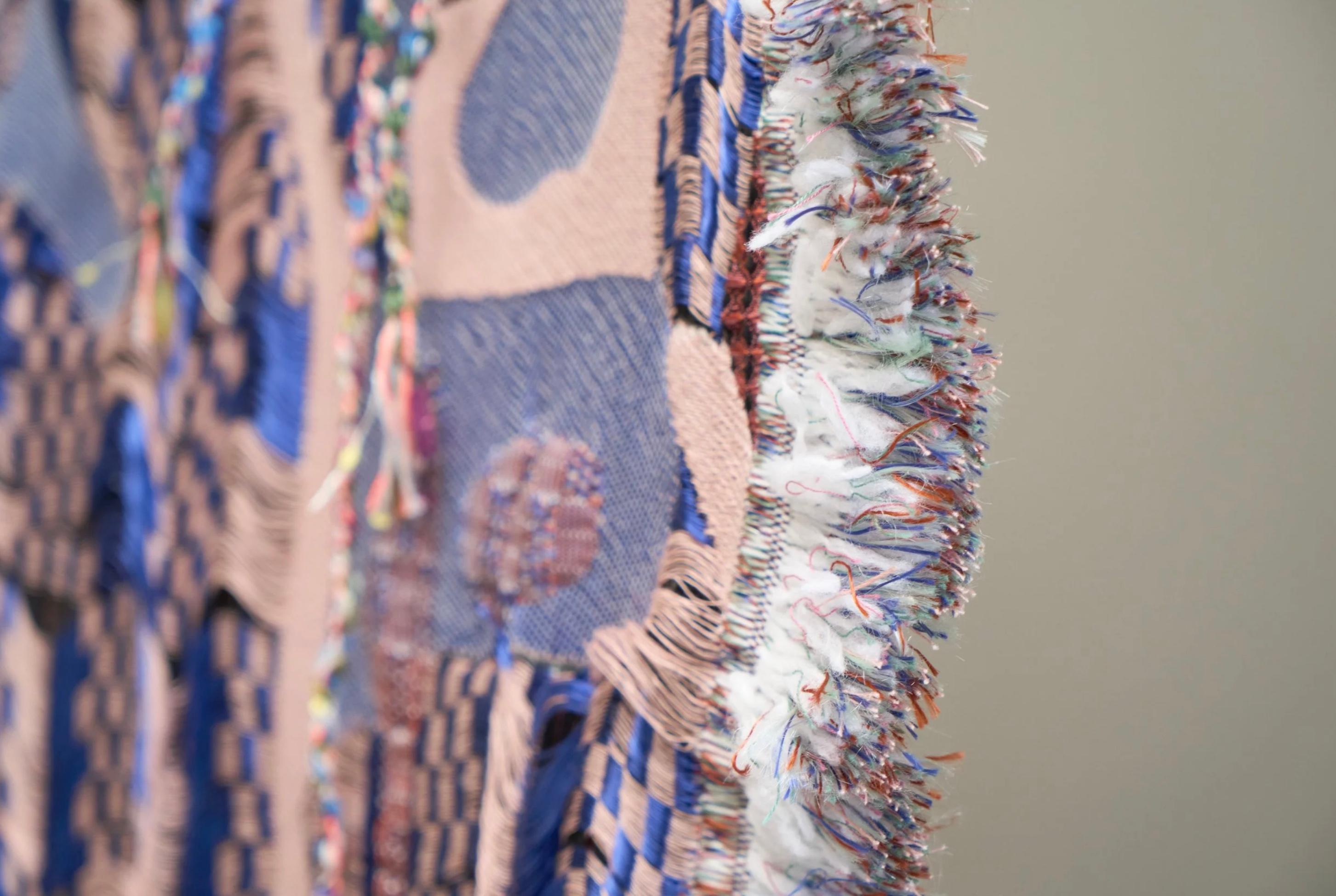 Sina Dyks Wandteppich für zeitgenössische Kunst 'Dripping DNA' 175 x 235 cm im Angebot 2