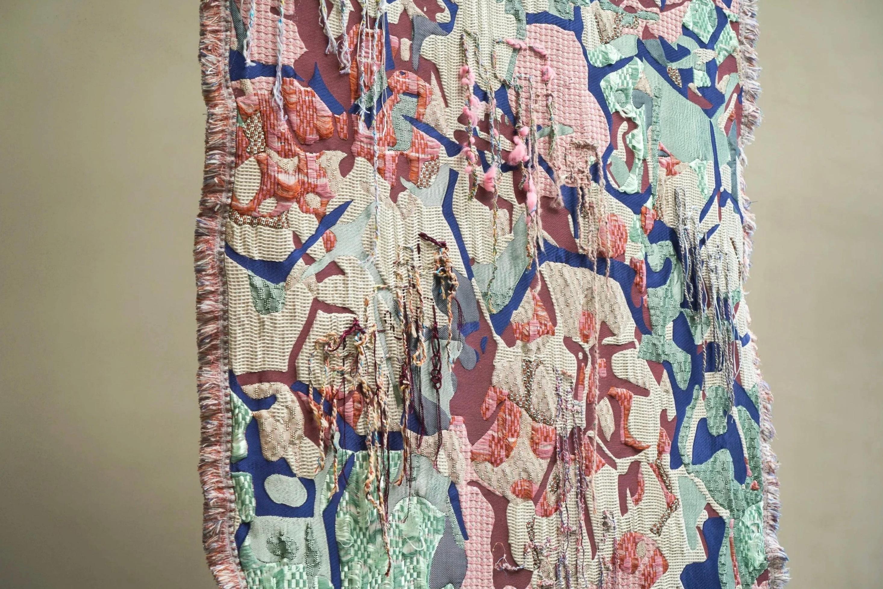 Sina Dyks Wandteppich für zeitgenössische Kunst 'Dripping DNA' 175 x 235 cm im Angebot 4