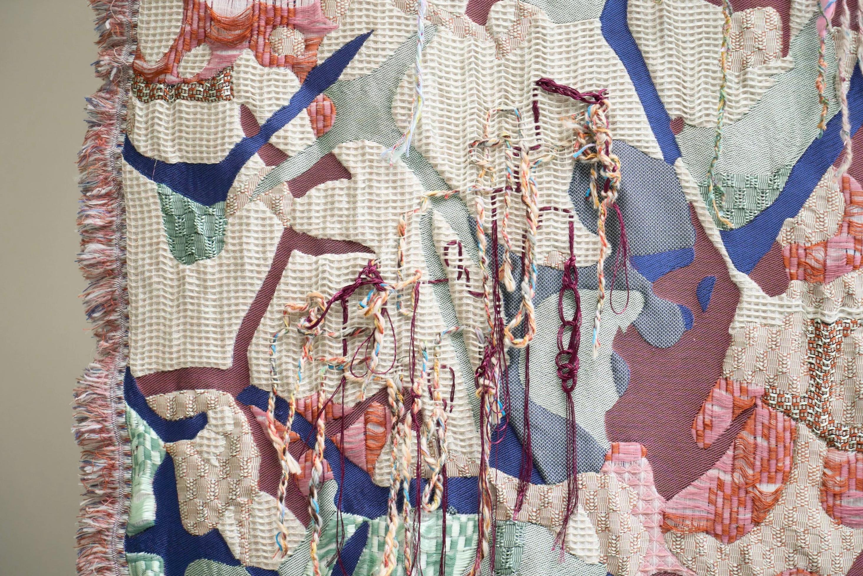 Sina Dyks Wandteppich für zeitgenössische Kunst 'Dripping DNA' 175 x 235 cm im Angebot 11