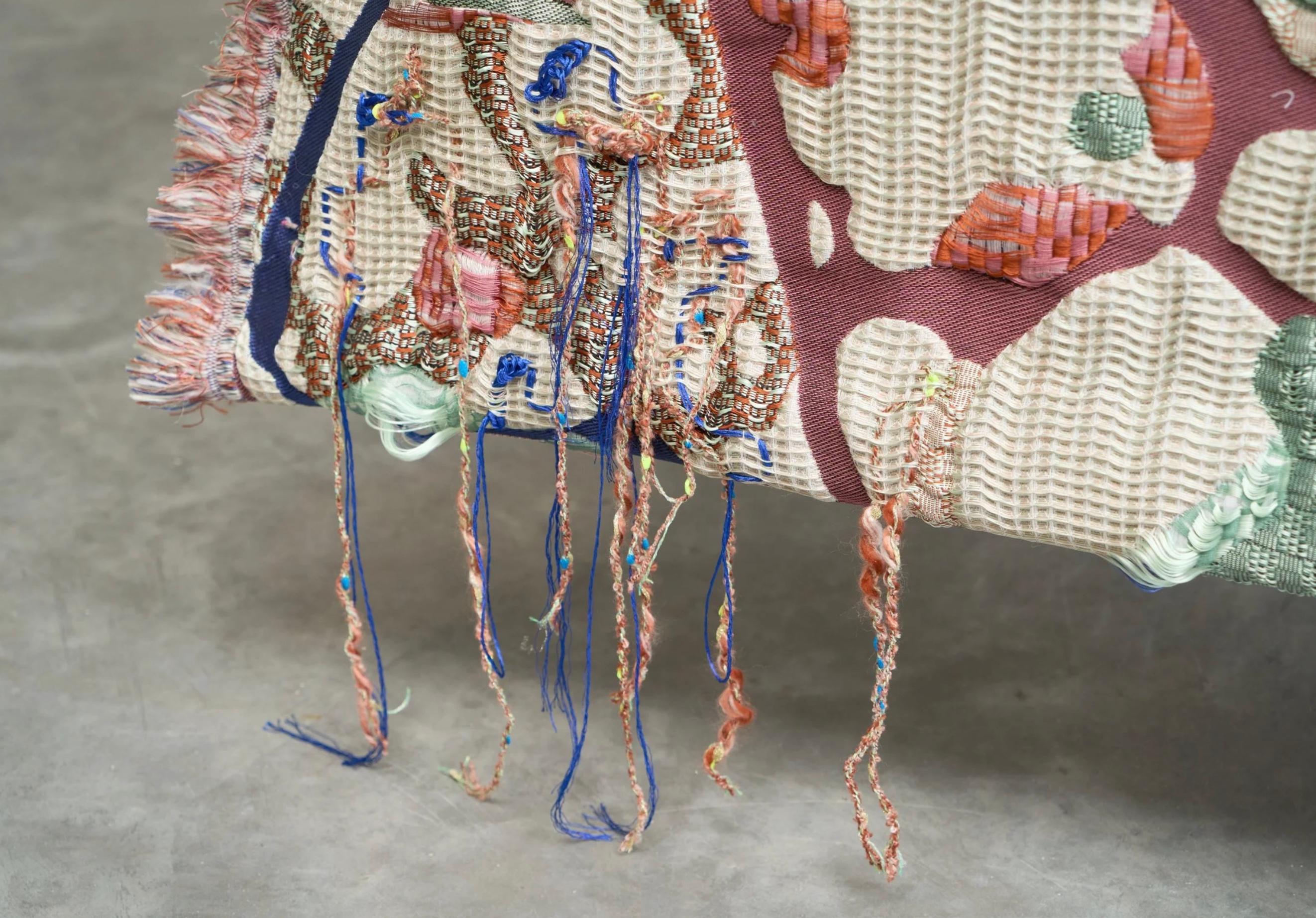 Sina Dyks Wandteppich für zeitgenössische Kunst 'Dripping DNA' 175 x 235 cm im Angebot 12