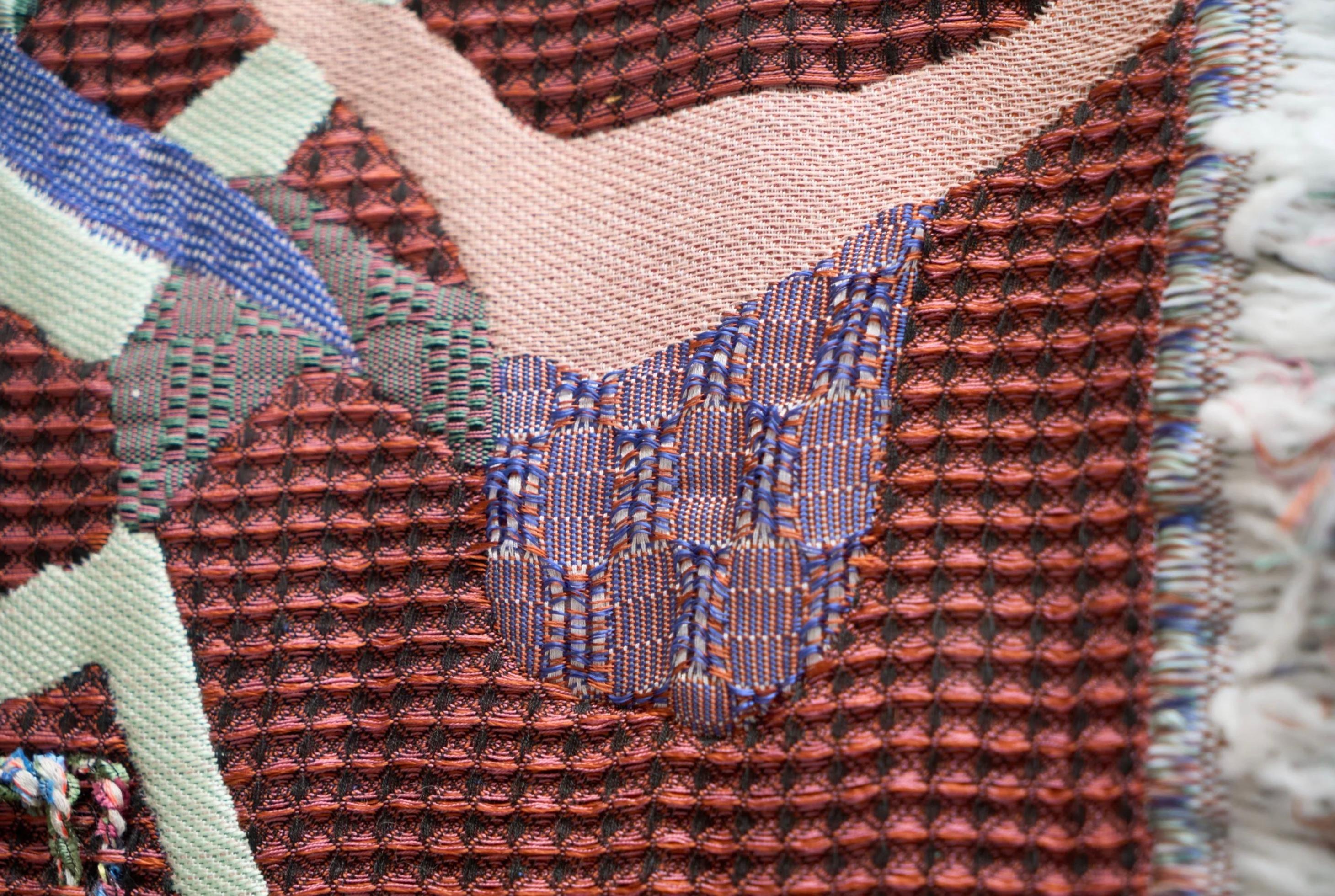 Sina Dyks Wandteppich für zeitgenössische Kunst 'Dripping DNA' 175 x 235 cm (Niederländisch) im Angebot