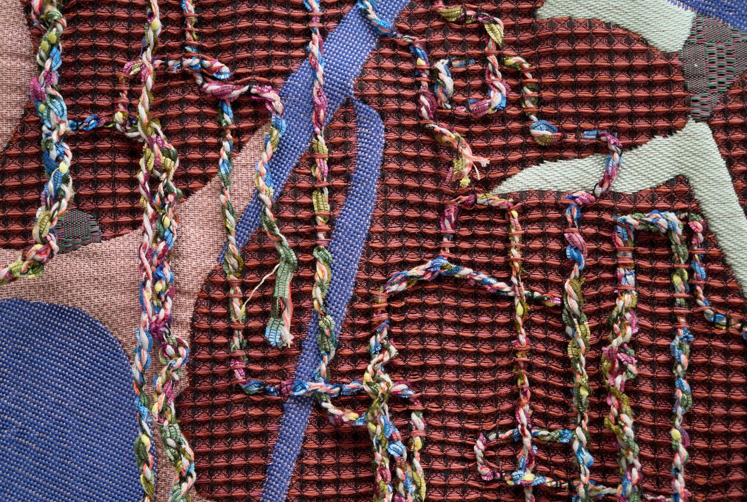 Sina Dyks Wandteppich für zeitgenössische Kunst 'Dripping DNA' 175 x 235 cm (21. Jahrhundert und zeitgenössisch) im Angebot