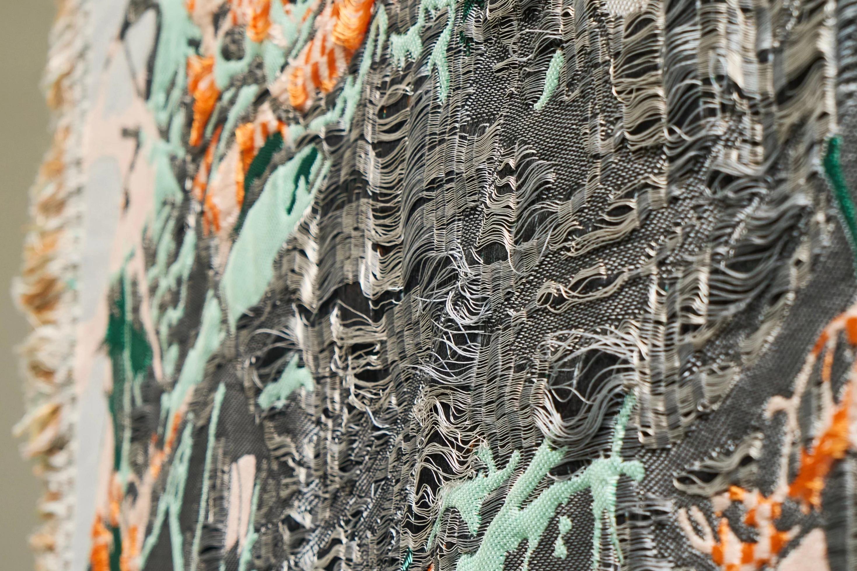 Sina Dyks Wandteppich für zeitgenössische Kunst 'Fließende Neuronen' 175 x 265 cm im Angebot 4