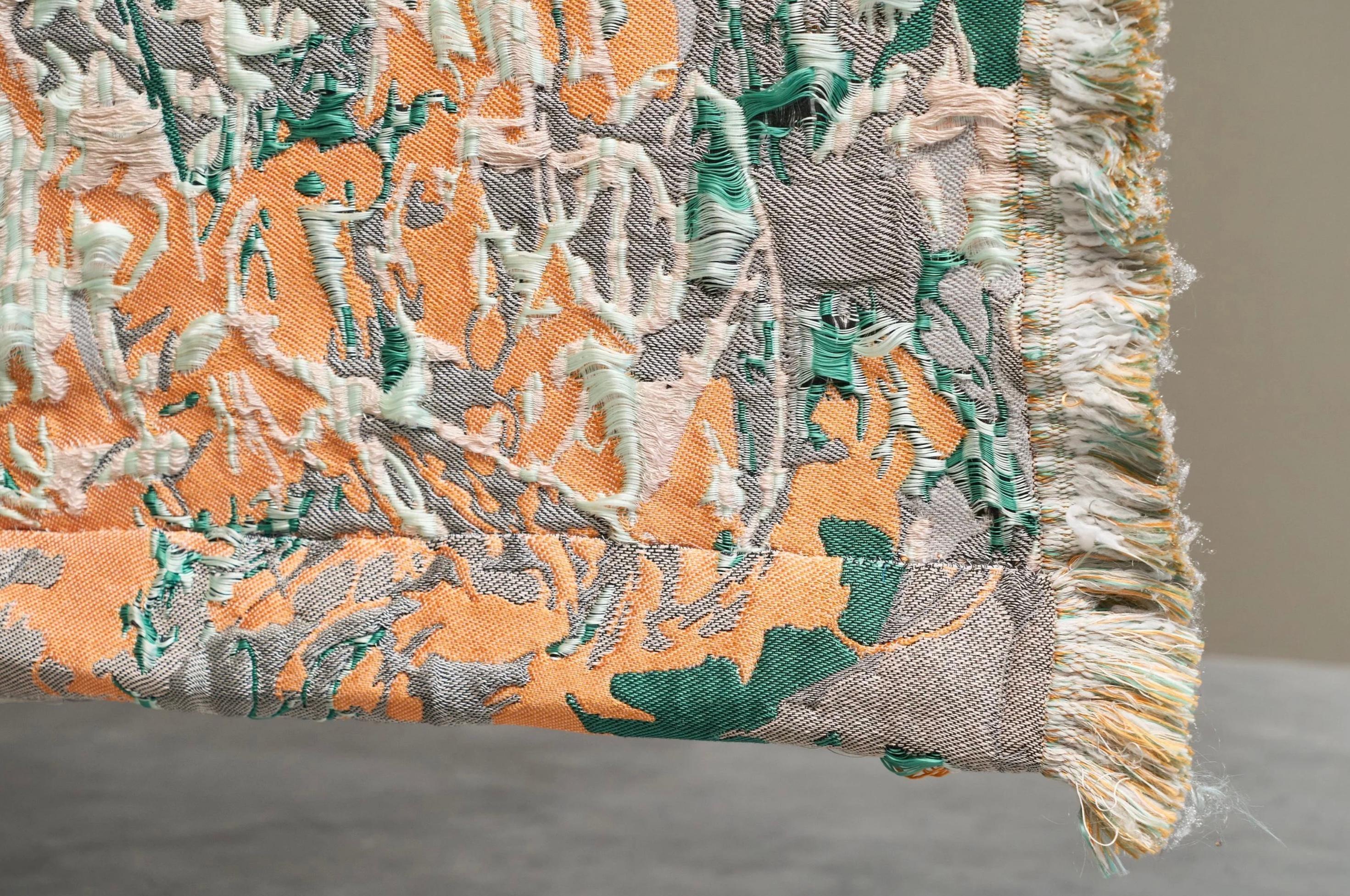 Sina Dyks Wandteppich für zeitgenössische Kunst 'Fließende Neuronen' 175 x 265 cm (Niederländisch) im Angebot