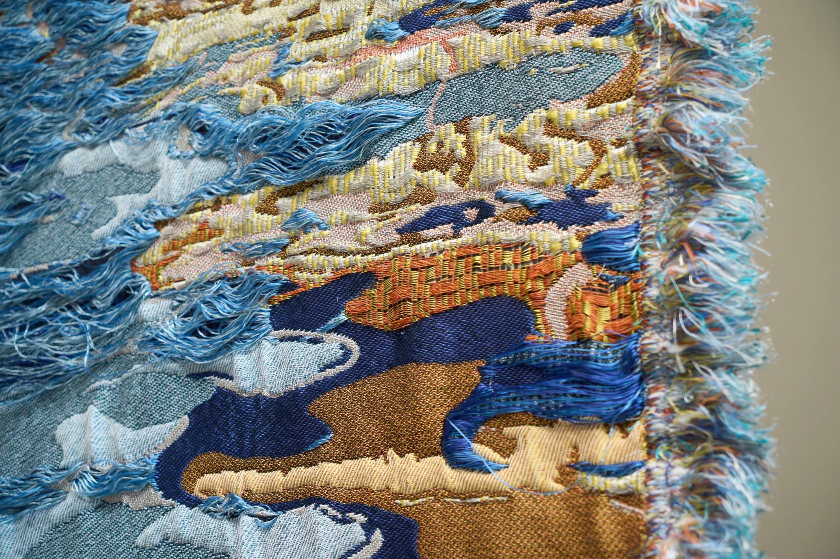 Sina Dyks Wandteppich 'Lustured Soak' 175 x 120 cm, zeitgenössische Kunst im Angebot 3