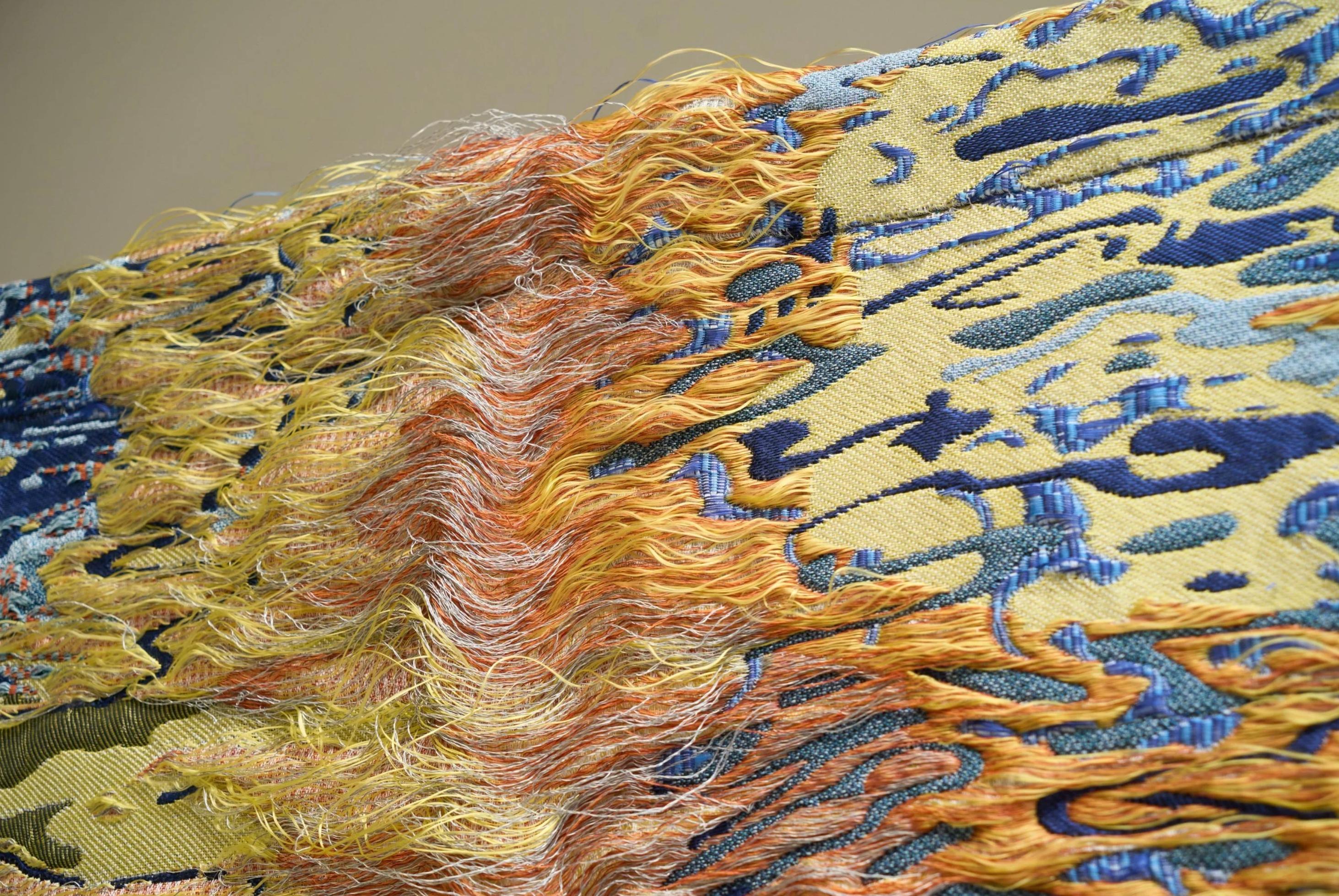 Sina Dyks Wandteppich 'Lustured Soak' 175 x 120 cm, zeitgenössische Kunst im Angebot 6