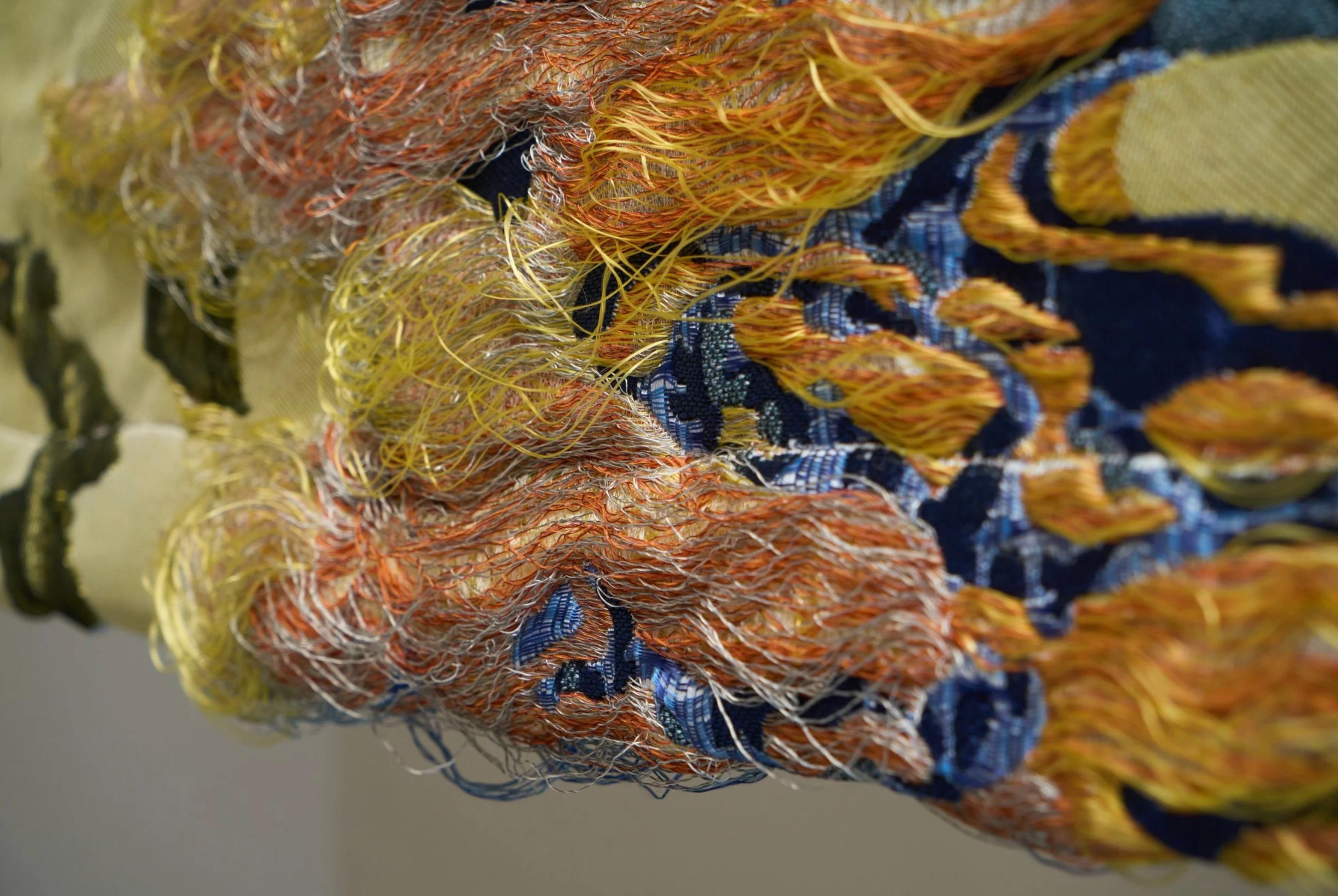 Sina Dyks Wandteppich 'Lustured Soak' 175 x 120 cm, zeitgenössische Kunst im Angebot 9