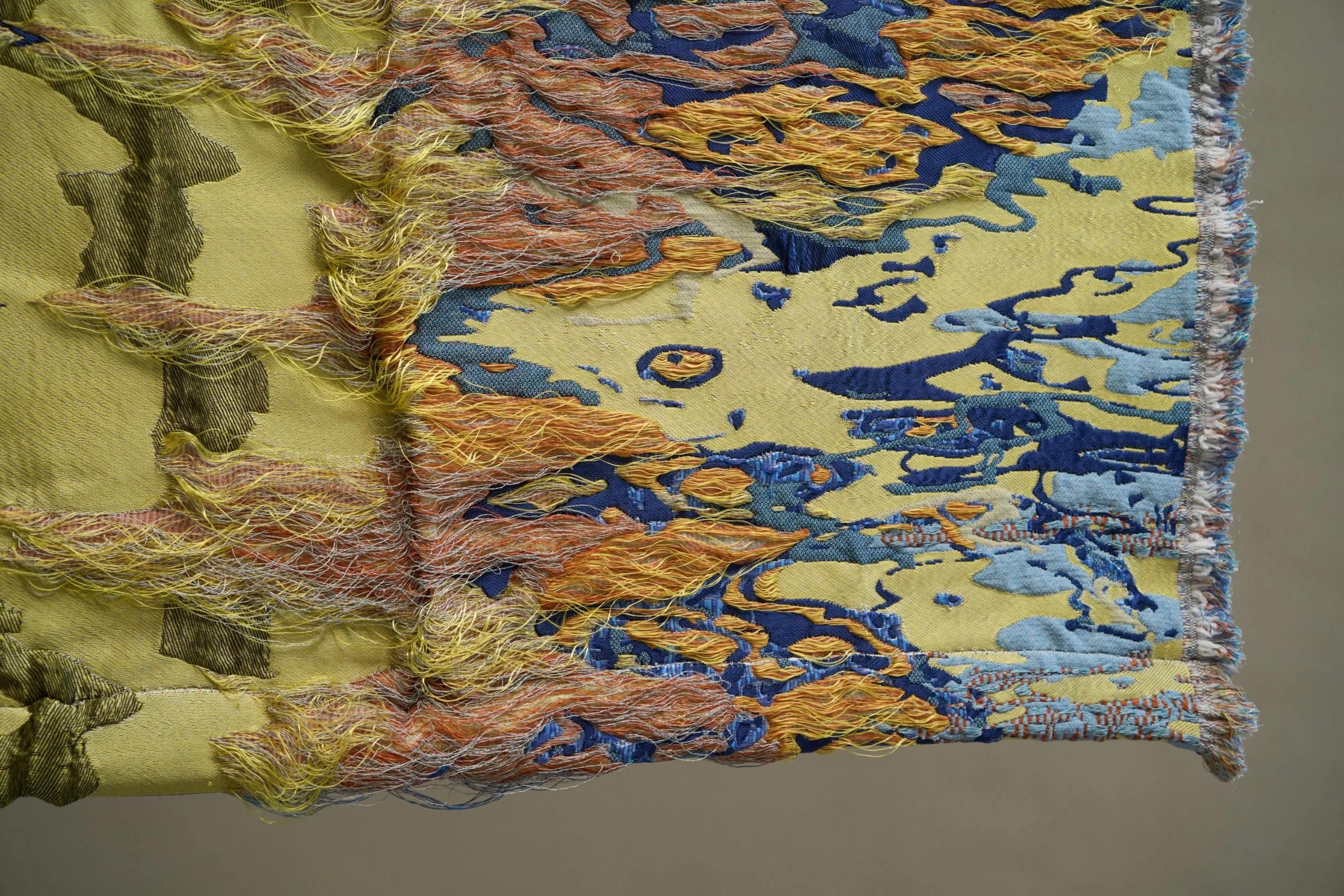 Sina Dyks Wandteppich 'Lustured Soak' 175 x 120 cm, zeitgenössische Kunst im Angebot 11