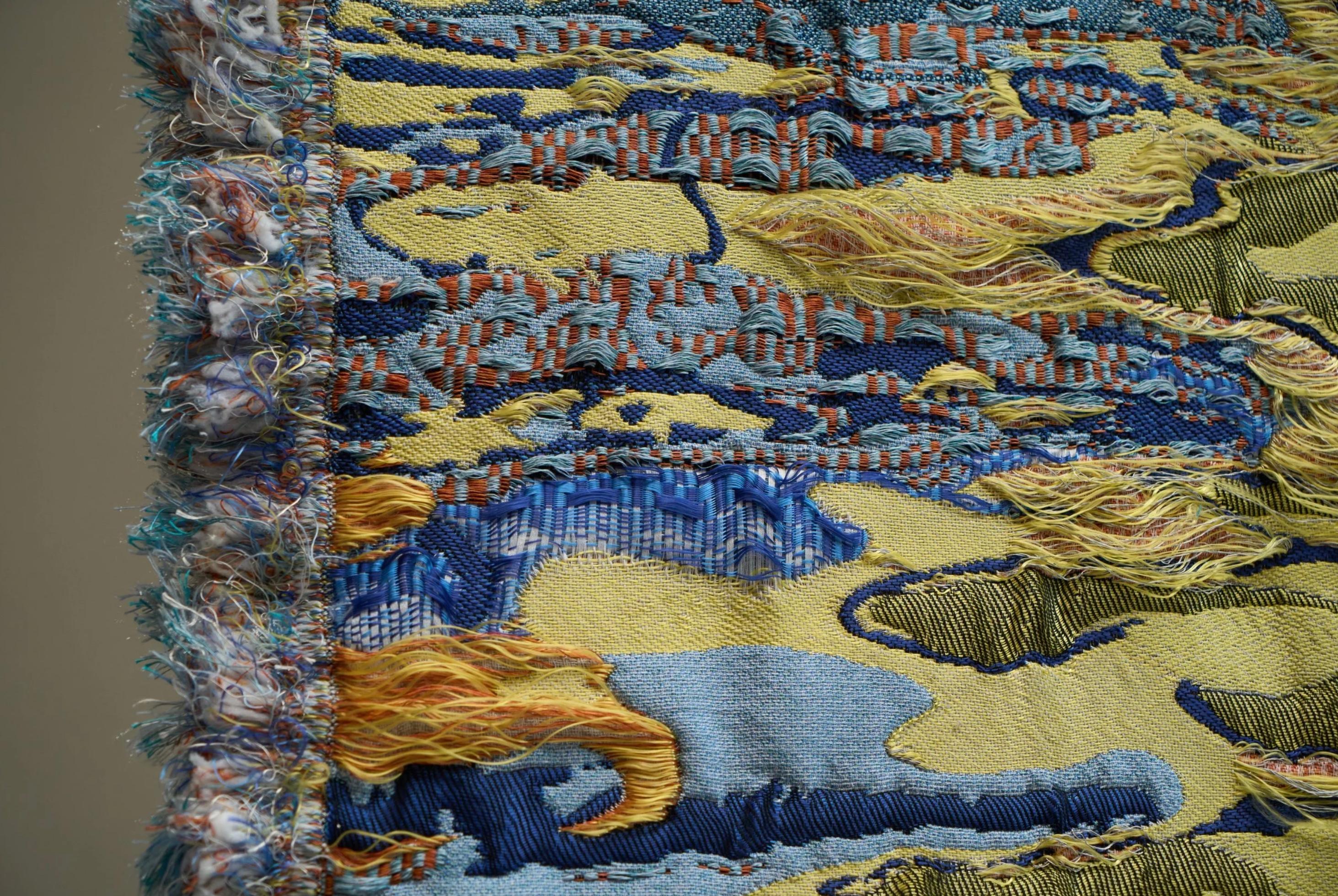 Sina Dyks Wandteppich 'Lustured Soak' 175 x 120 cm, zeitgenössische Kunst im Angebot 12