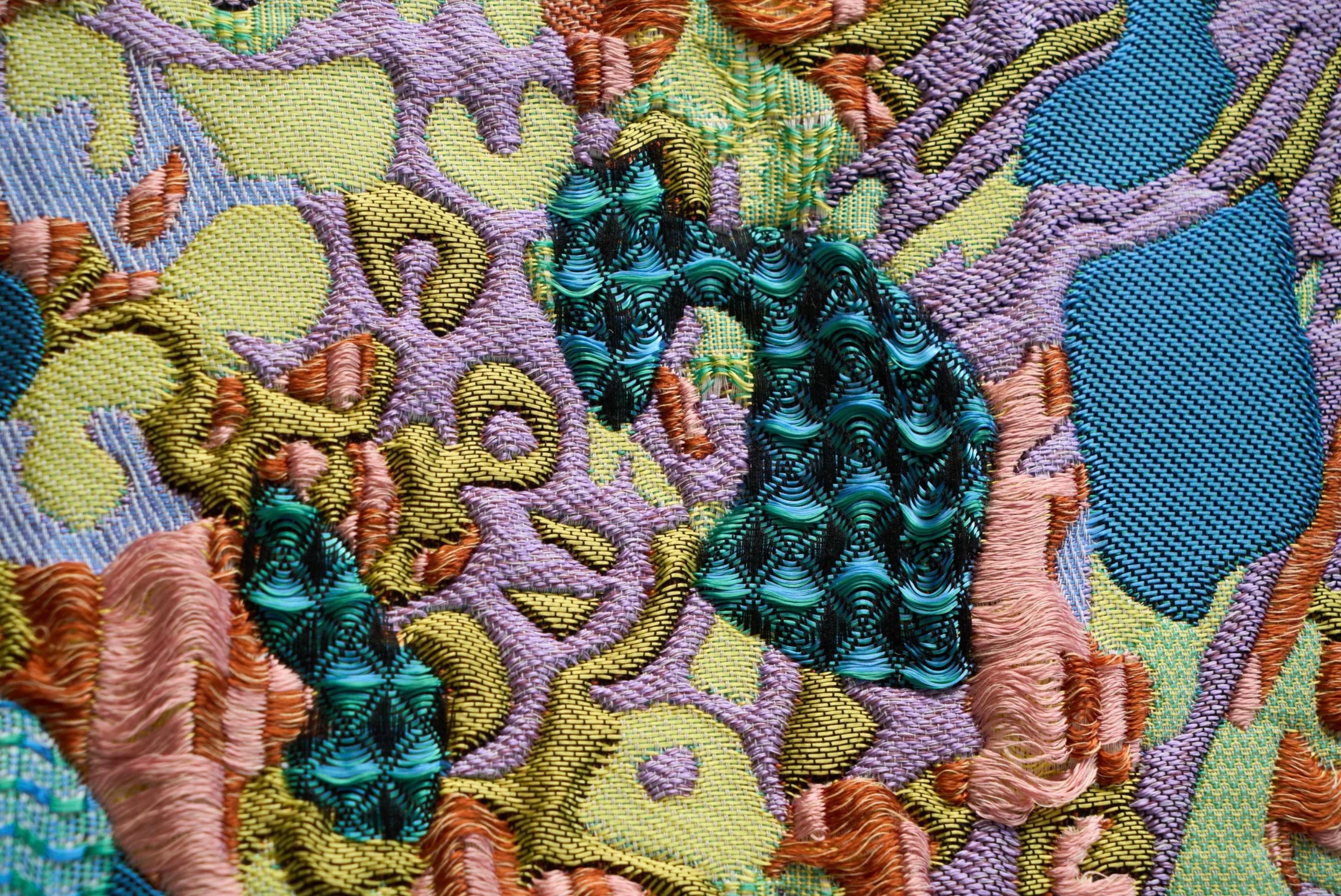 Sina Dyks Wandteppich 'Sumptuous Field' 220 x 175 cm, zeitgenössische Kunst im Angebot 2