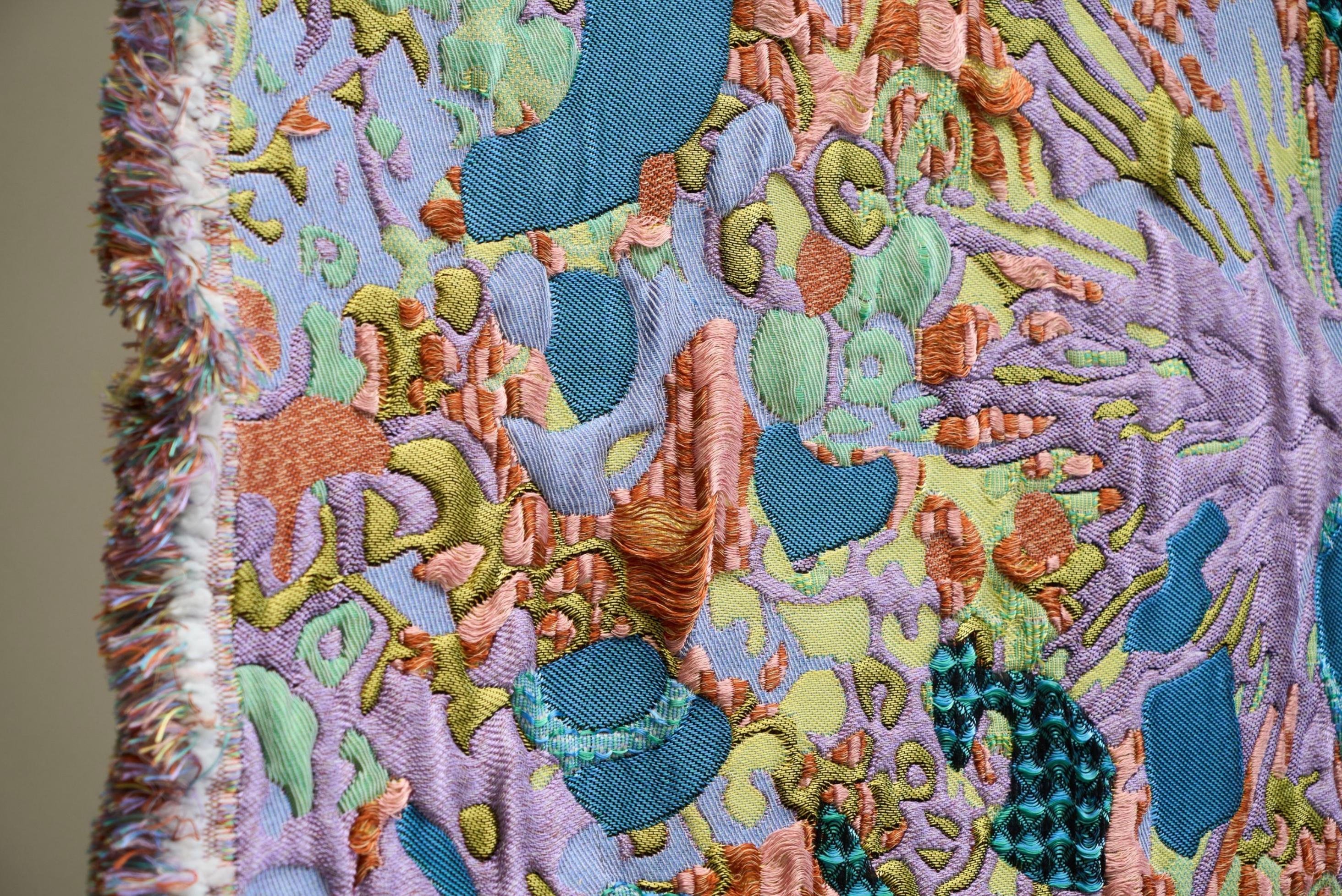 Sina Dyks Wandteppich 'Sumptuous Field' 220 x 175 cm, zeitgenössische Kunst im Angebot 8