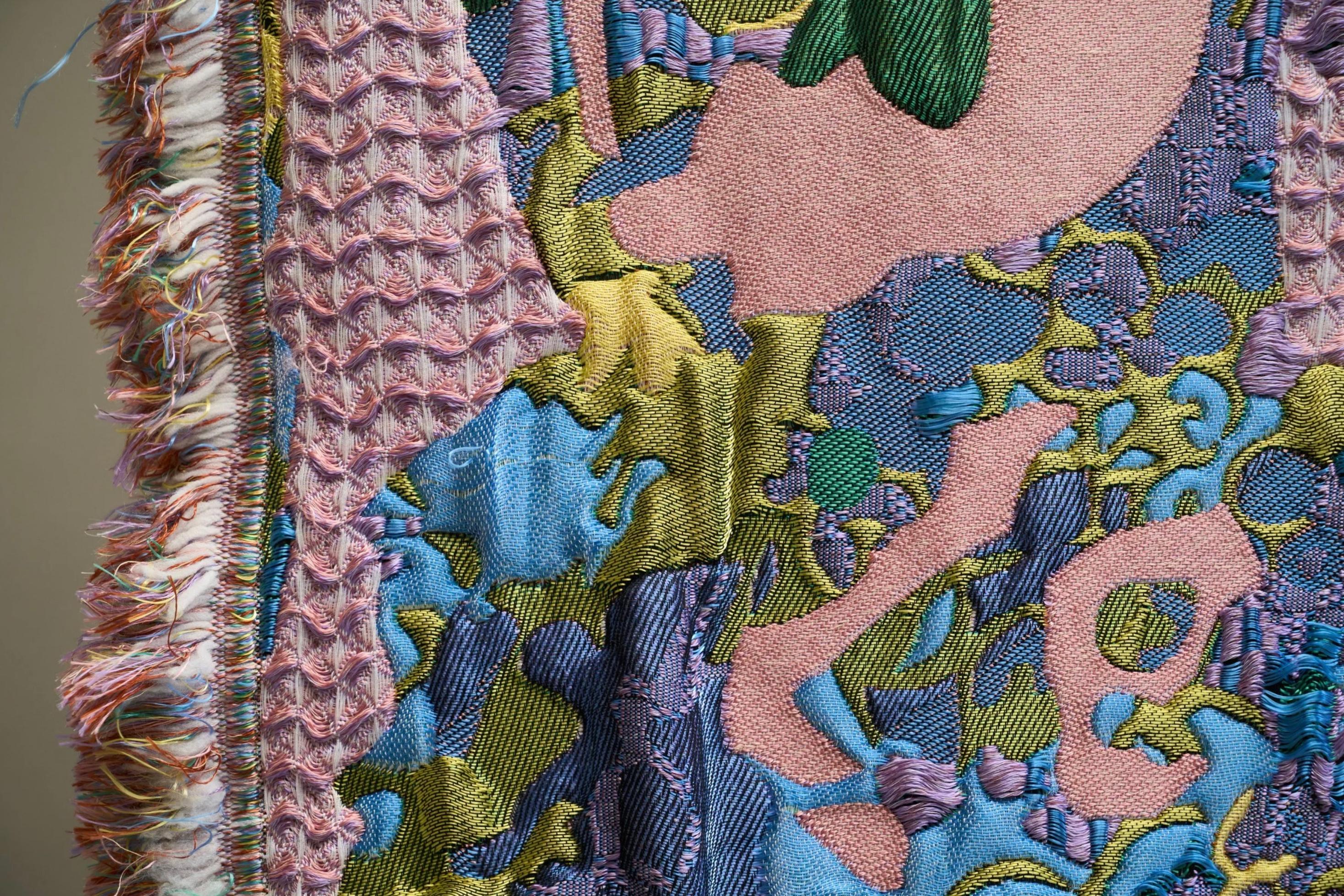 Sina Dyks Wandteppich 'Sumptuous Field' 220 x 175 cm, zeitgenössische Kunst im Angebot 10