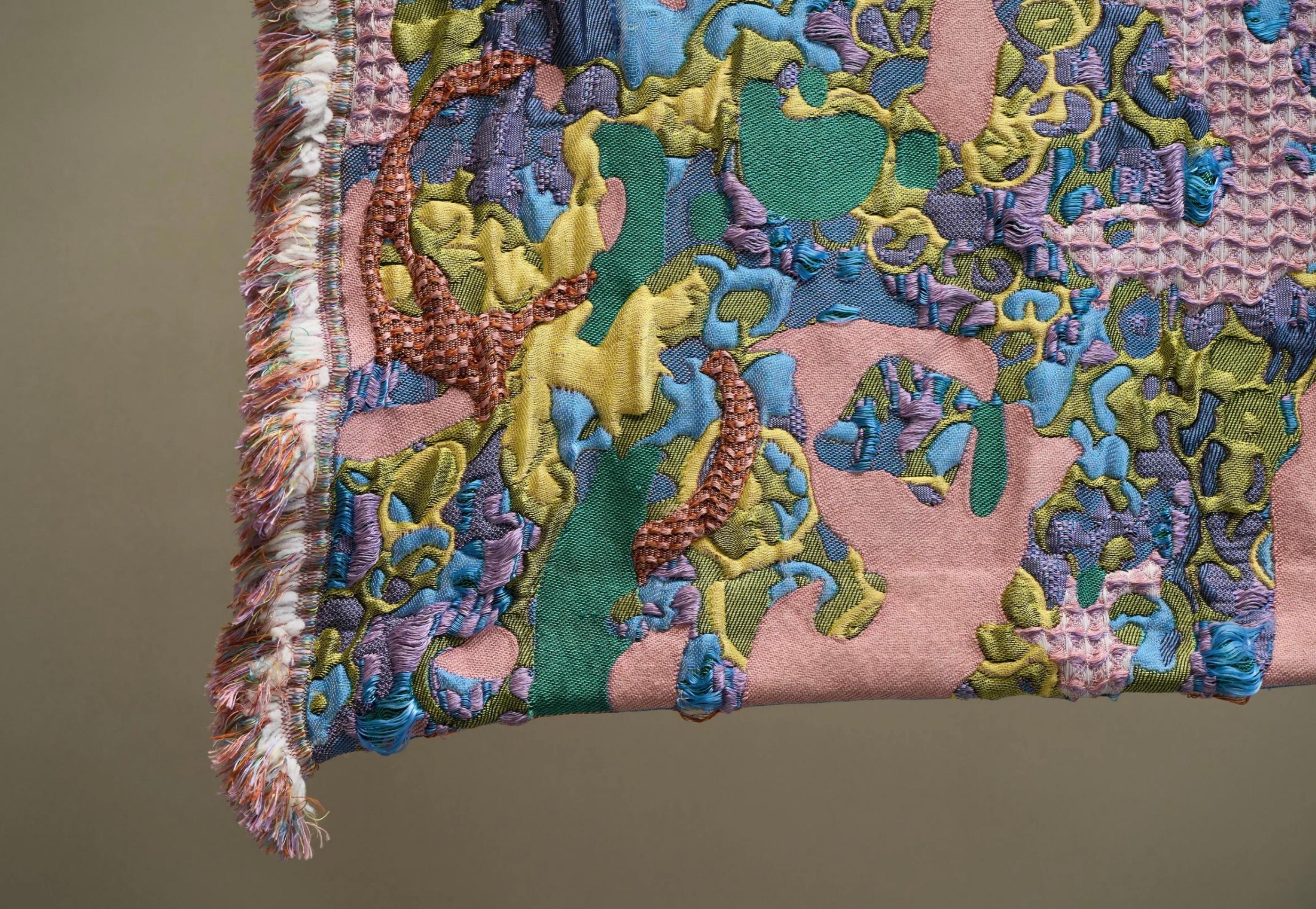 Sina Dyks Wandteppich 'Sumptuous Field' 220 x 175 cm, zeitgenössische Kunst im Angebot 1