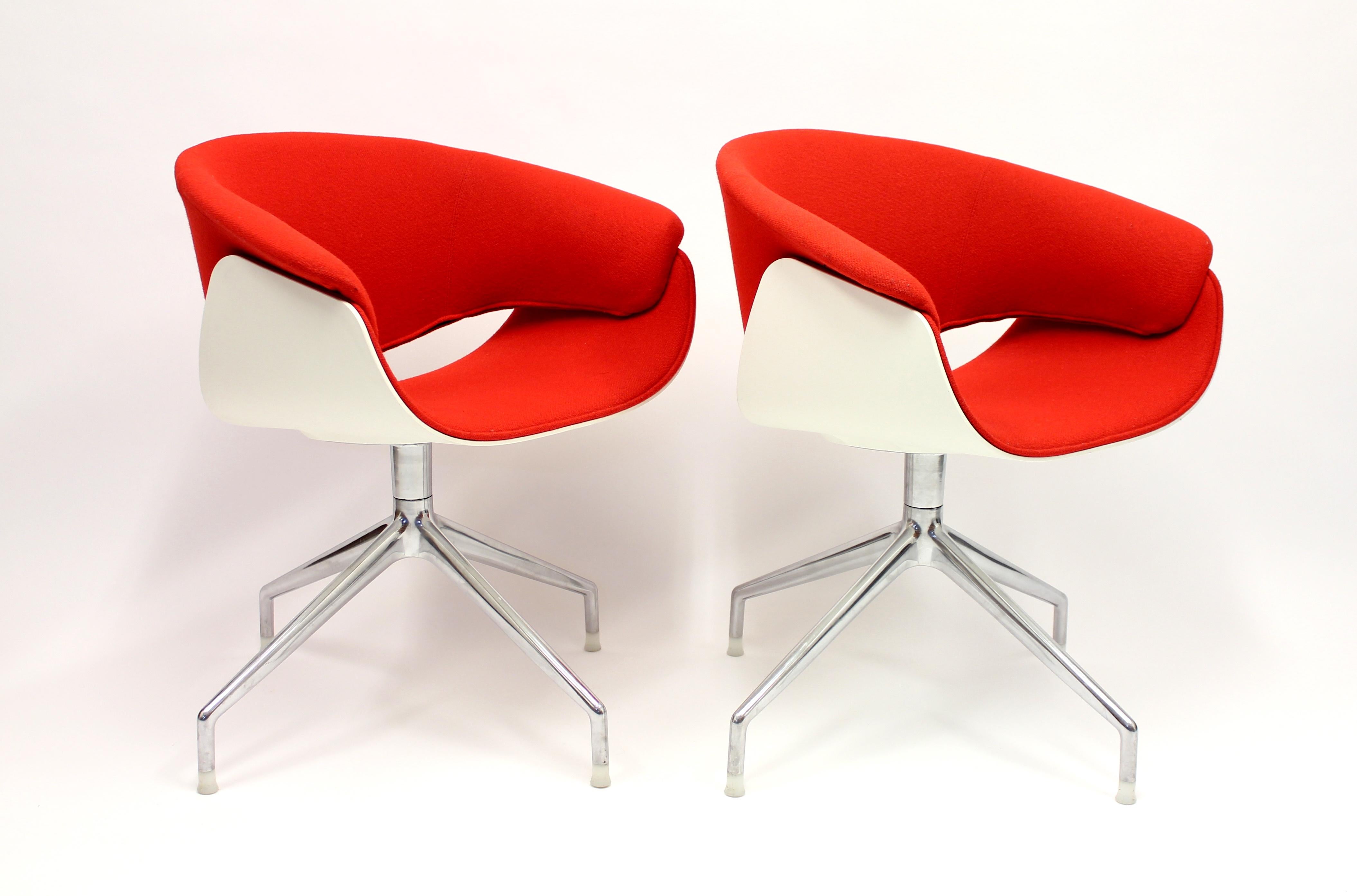 Italian Sina Swivel Chairs by Uwe Fischer for B&B Italia, 2004, Set of Two