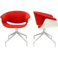 Sina Swivel Chairs by Uwe Fischer for B&B Italia:: 2004:: Set of Two