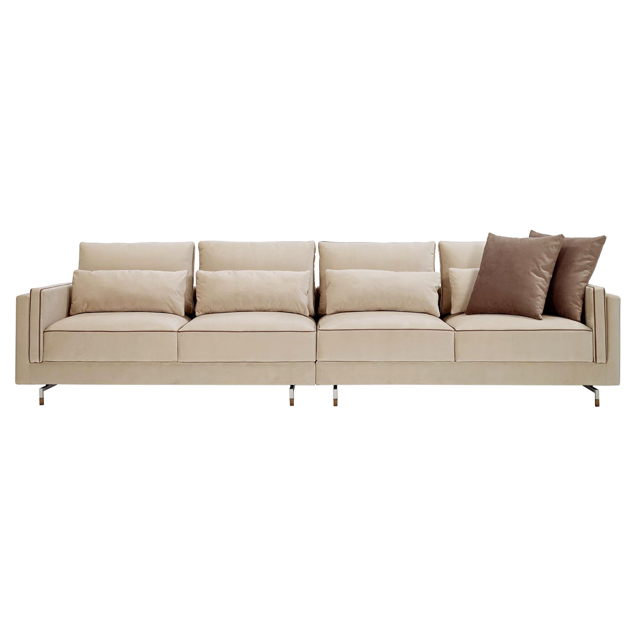 SINATRA Modular Sofa with metallic feet