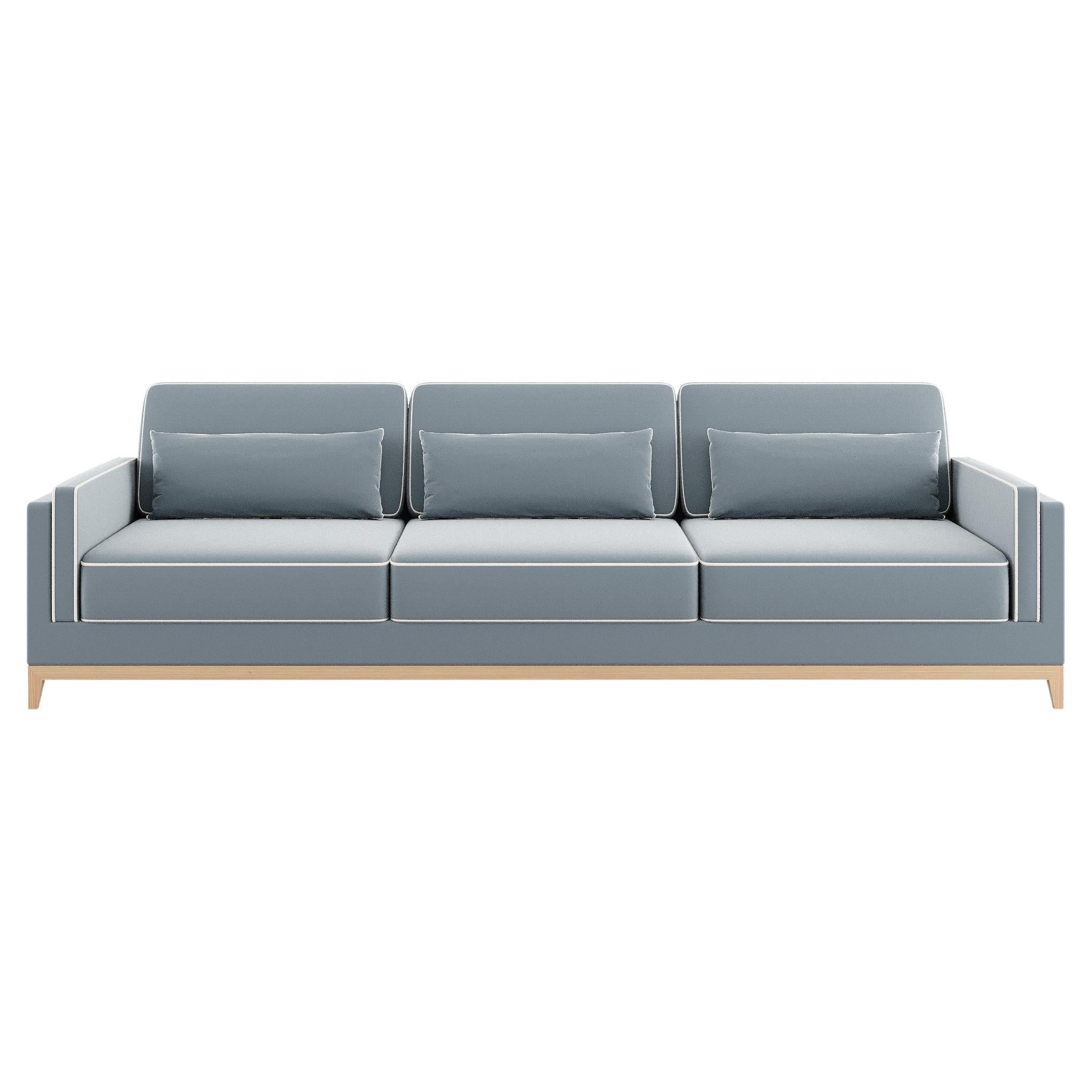 SINATRA Modular Sofa with solid wood feet For Sale