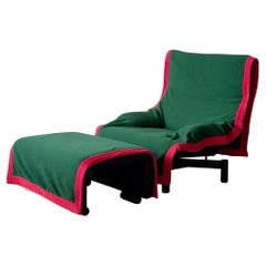 Chaise et pouf Sinbad par Vico Magistretti pour Cassina