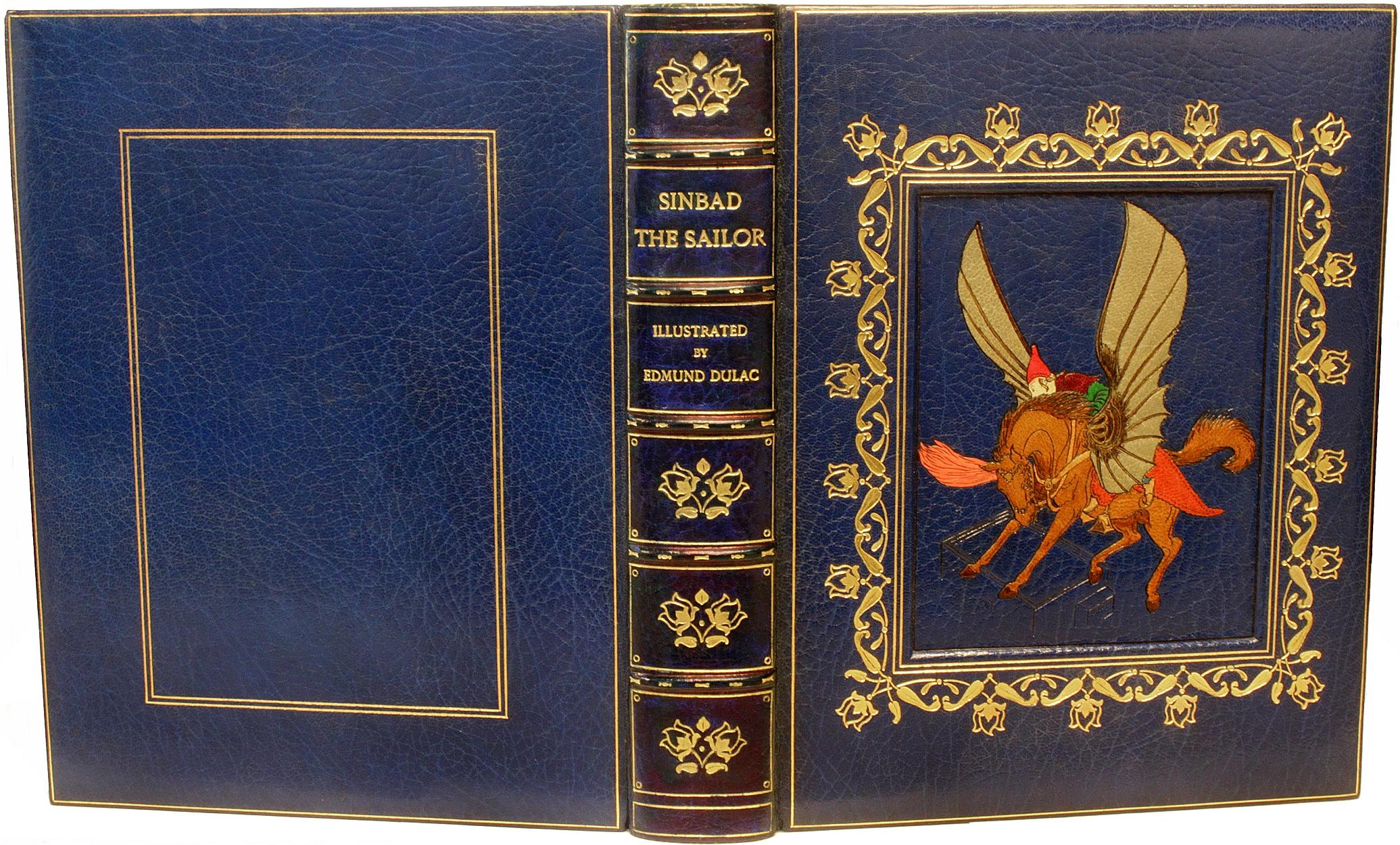 Sinbad der Matrosen. ILLUSTRATED BY EDMUND DULAC - IN A FINE ONLAY BINDING! (Britisch) im Angebot