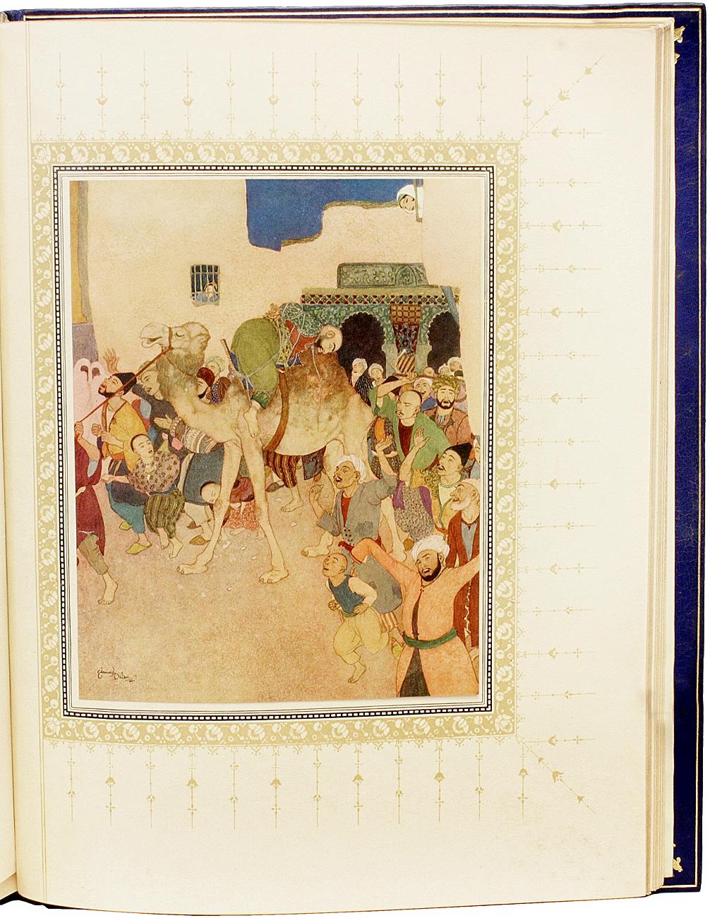 Sinbad der Matrosen. ILLUSTRATED BY EDMUND DULAC - IN A FINE ONLAY BINDING! im Angebot 1