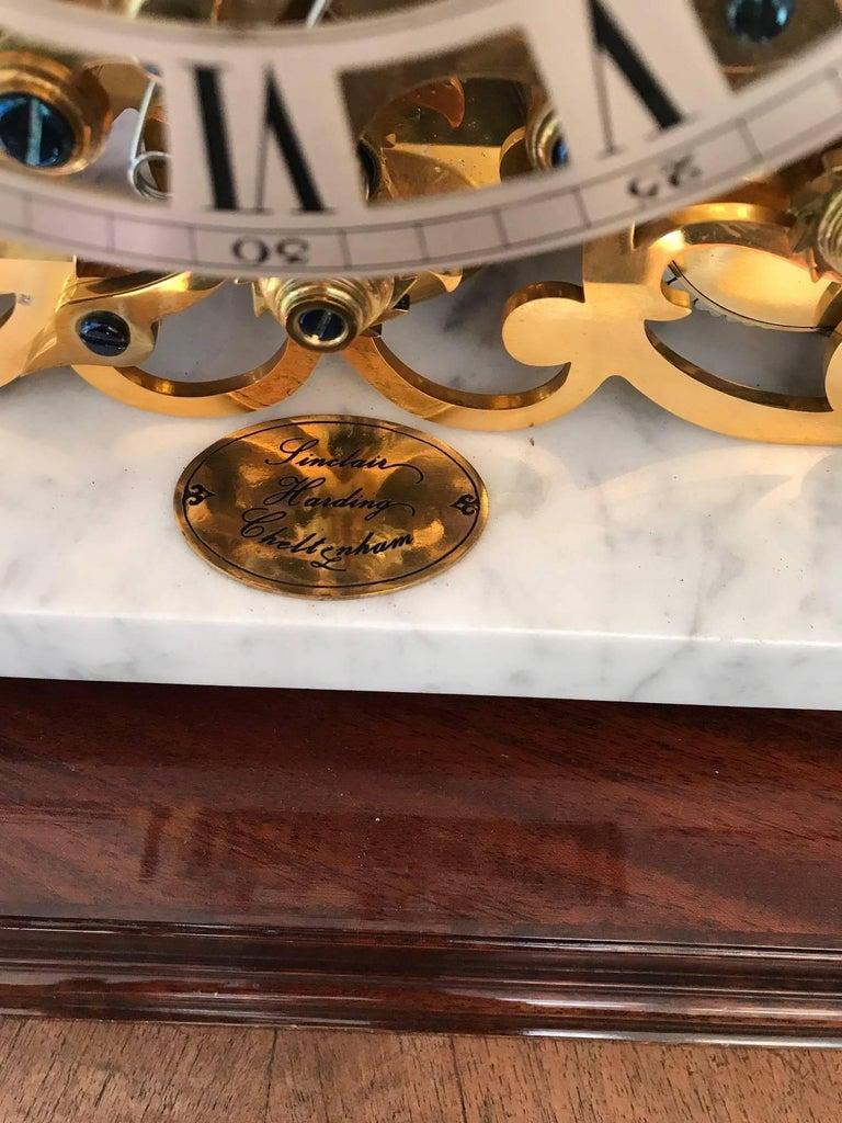 Contemporary Sinclair Harding Three Train Mantel Clock For Sale