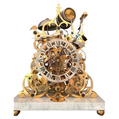 Pendule de cheminée à trois trains Sinclair Harding