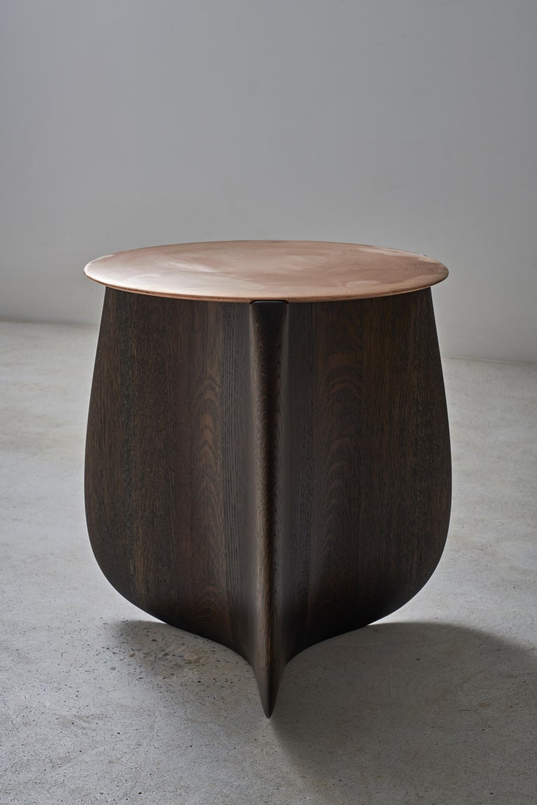 Sine Solid Hardwood Side Table by Izm Design For Sale at 1stDibs sine