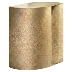 Sinestesia 60 Coffee Table in Brass by De Castelli