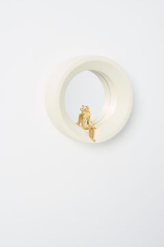 Série Sinestesia, PLA et sculpture murale pour fille en laiton