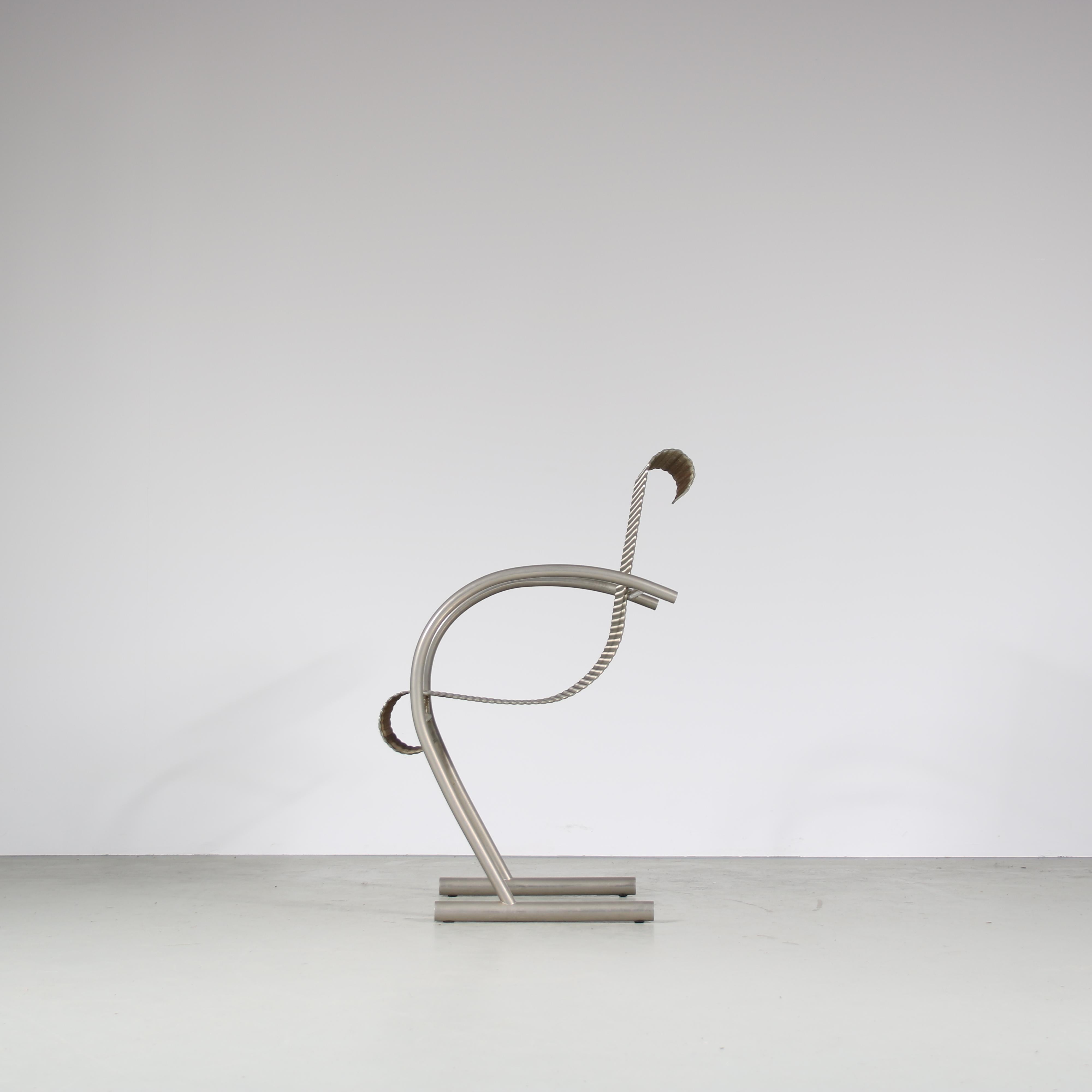 Late 20th Century “Sing Sing” Chair by Shiro Kuramata for XO, France 1970 For Sale