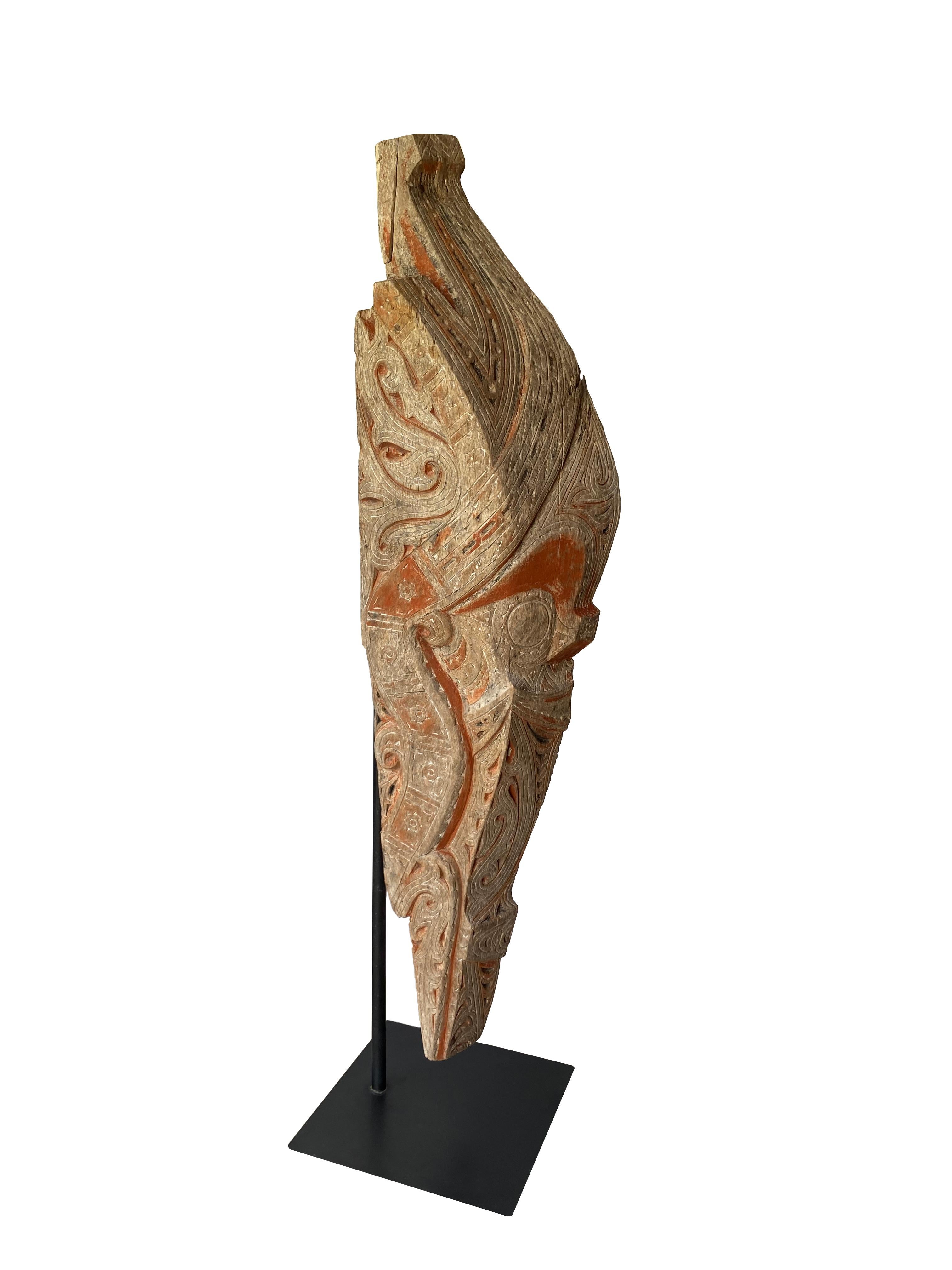 Indonesian Singa Guardian Sculpture from the Batak Tribe of Sumatra, Early 20th Century