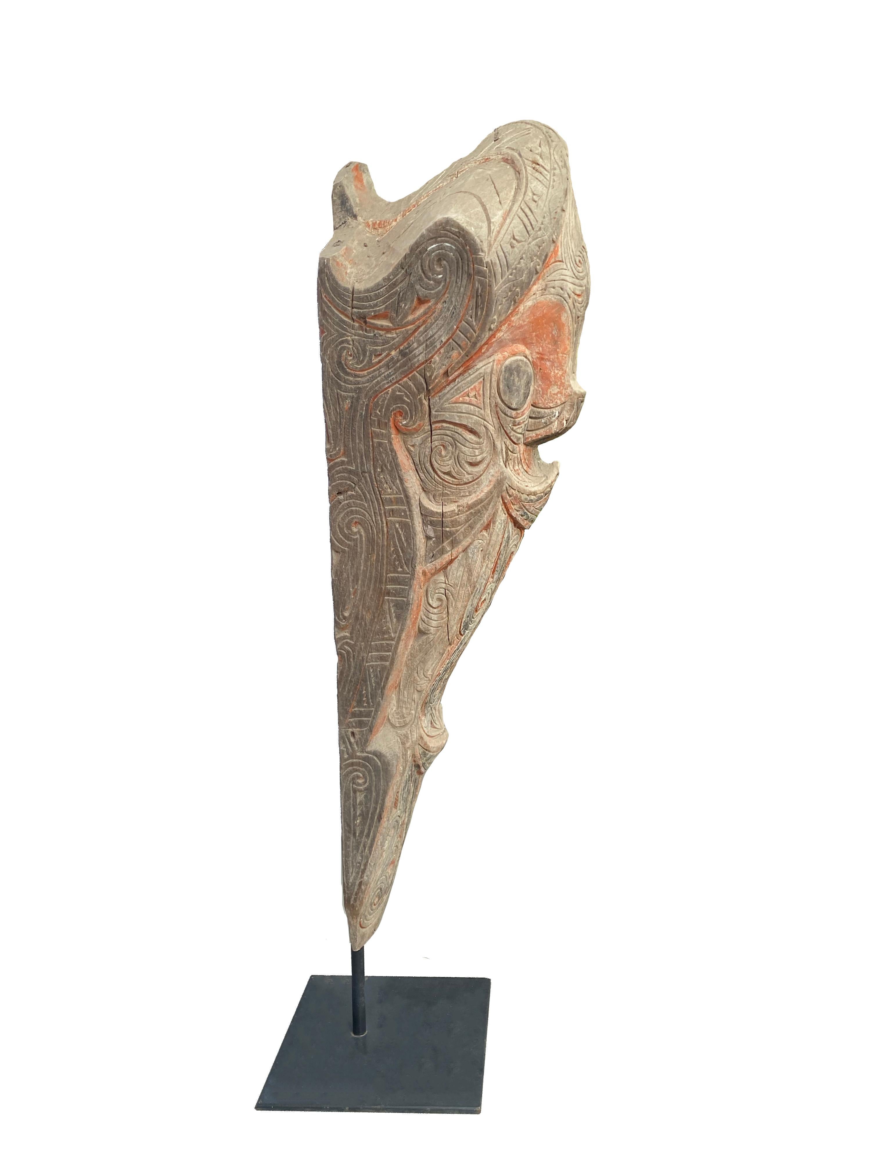 Sculpture de gardien de Singa de la tribu Batak de Sumatra, début du 20e siècle Bon état - En vente à Jimbaran, Bali