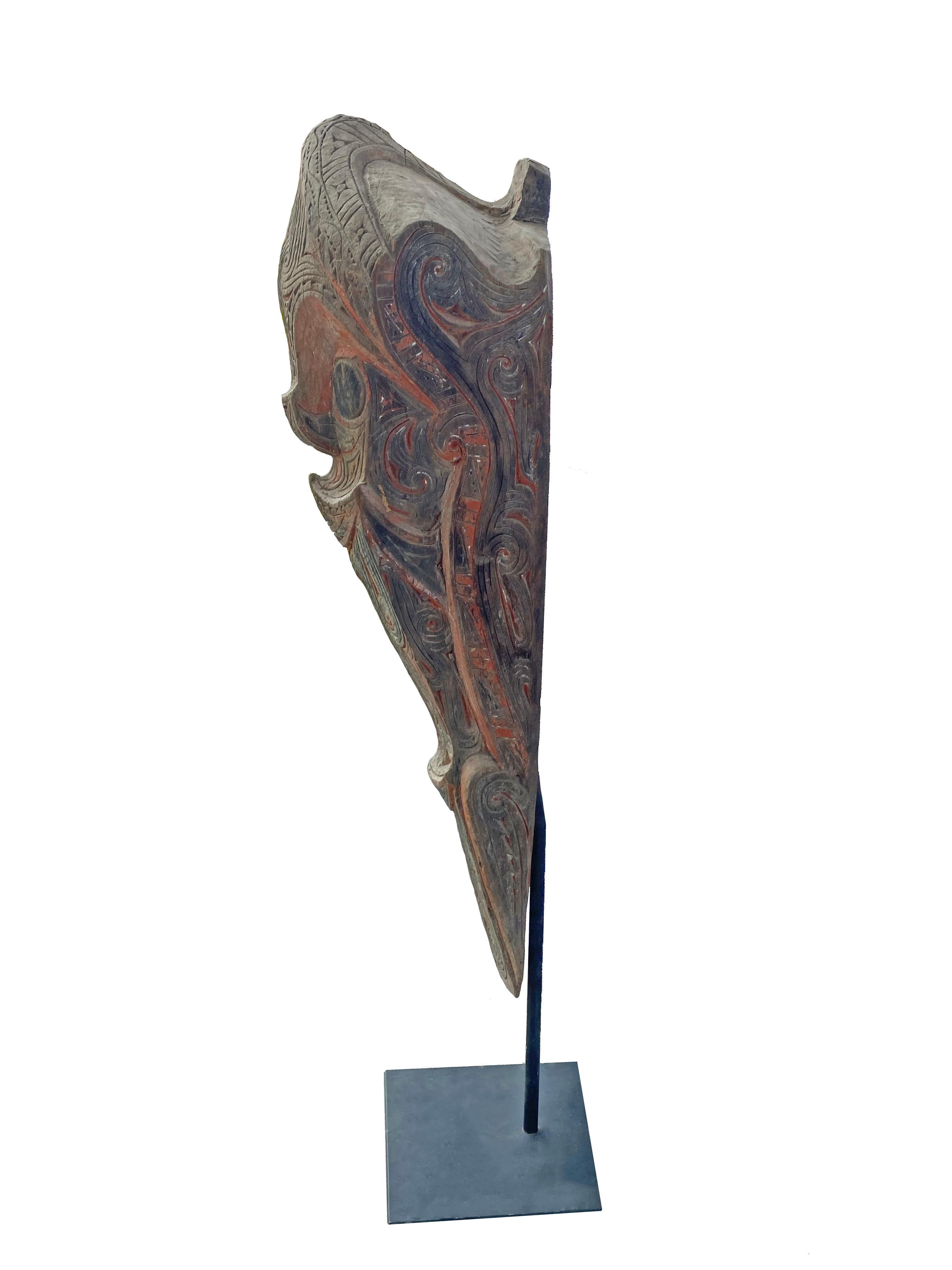 Autre Sculpture de gardien de Singa de la tribu Batak de Sumatra, début du 20e siècle en vente