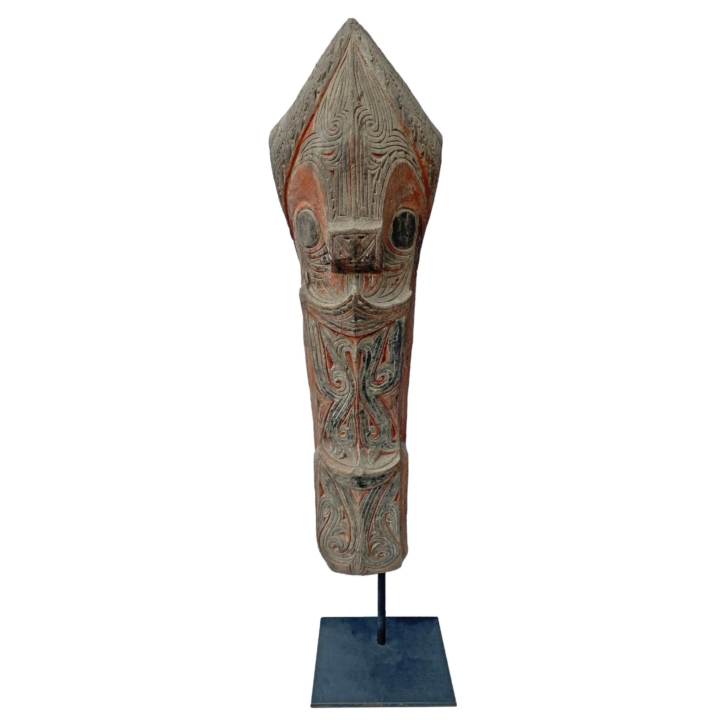 Singa Guardian Sculpture from the Batak Tribe of Sumatra, Early 20th Century For Sale