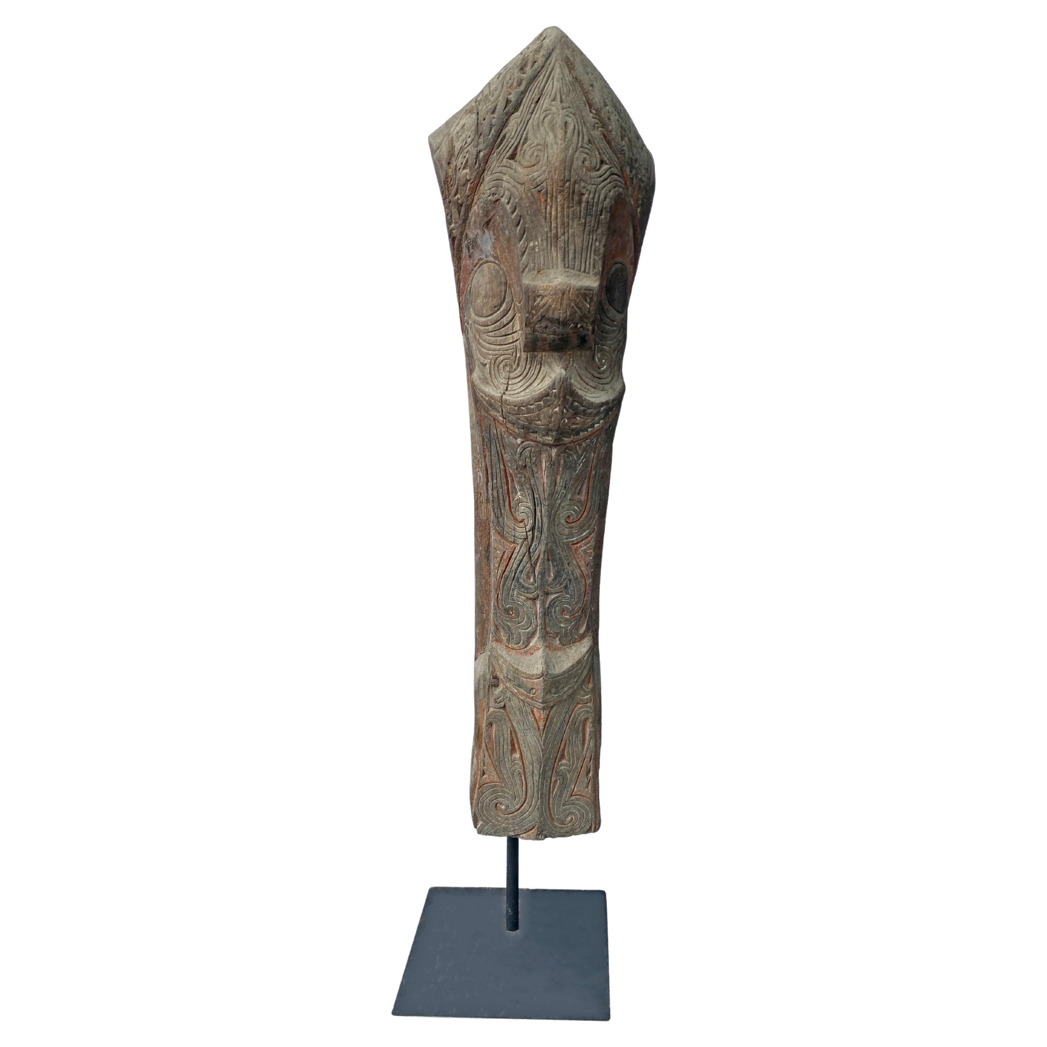 Singa Guardian Sculpture from the Batak Tribe of Sumatra, Early 20th Century For Sale