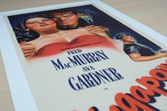 Singapore '1947' Original Vintage Poster Mint, Linen Backed