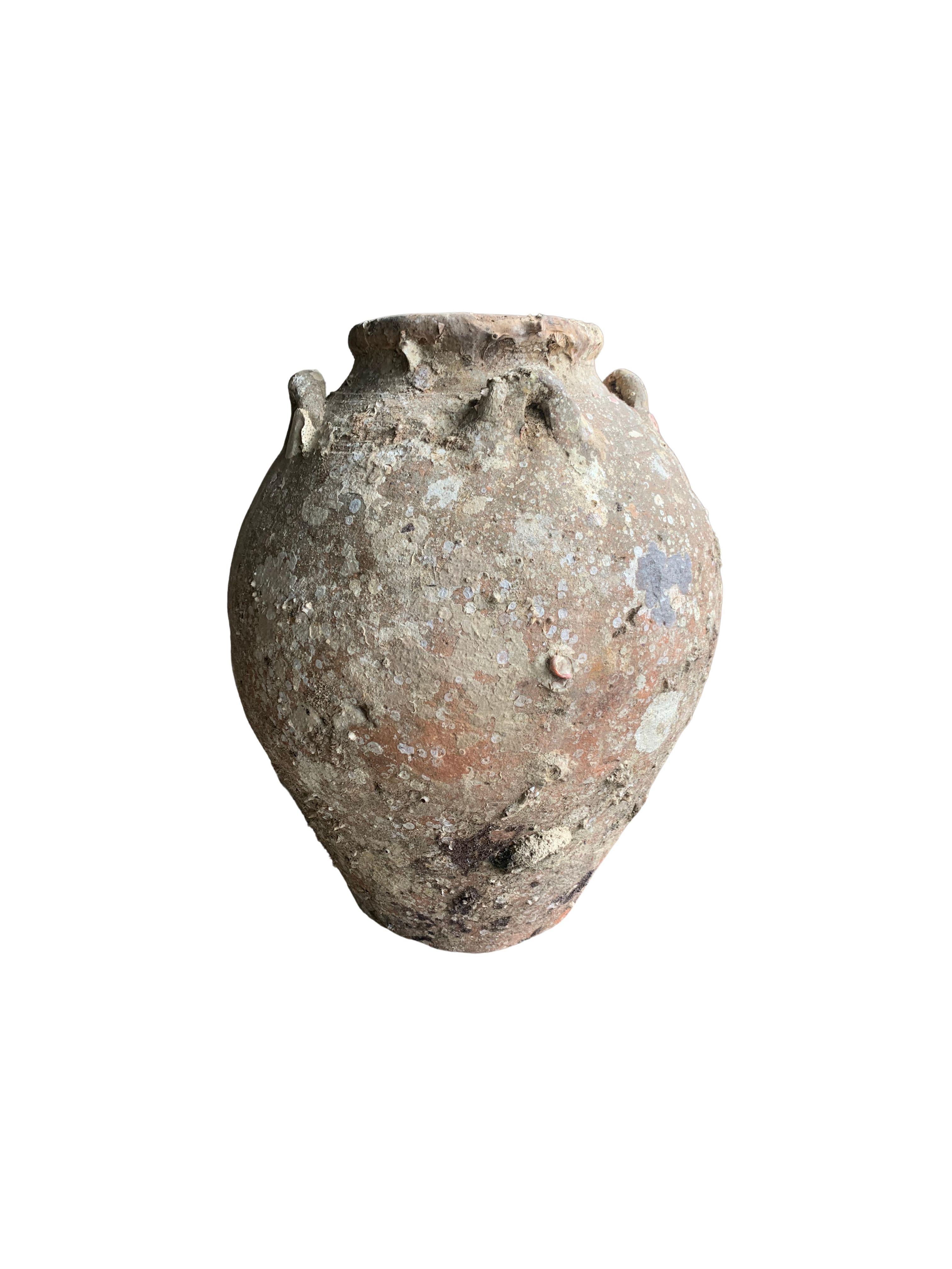 Hand-Crafted Singburi Shipwreck Jar from the Kingdom of Sukhothai, Thailand, 17th Century