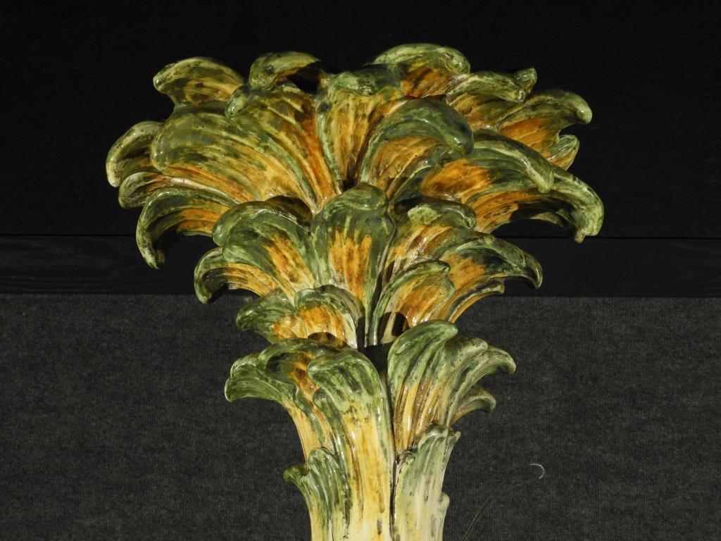 Rococo Singerie Majolica Stove