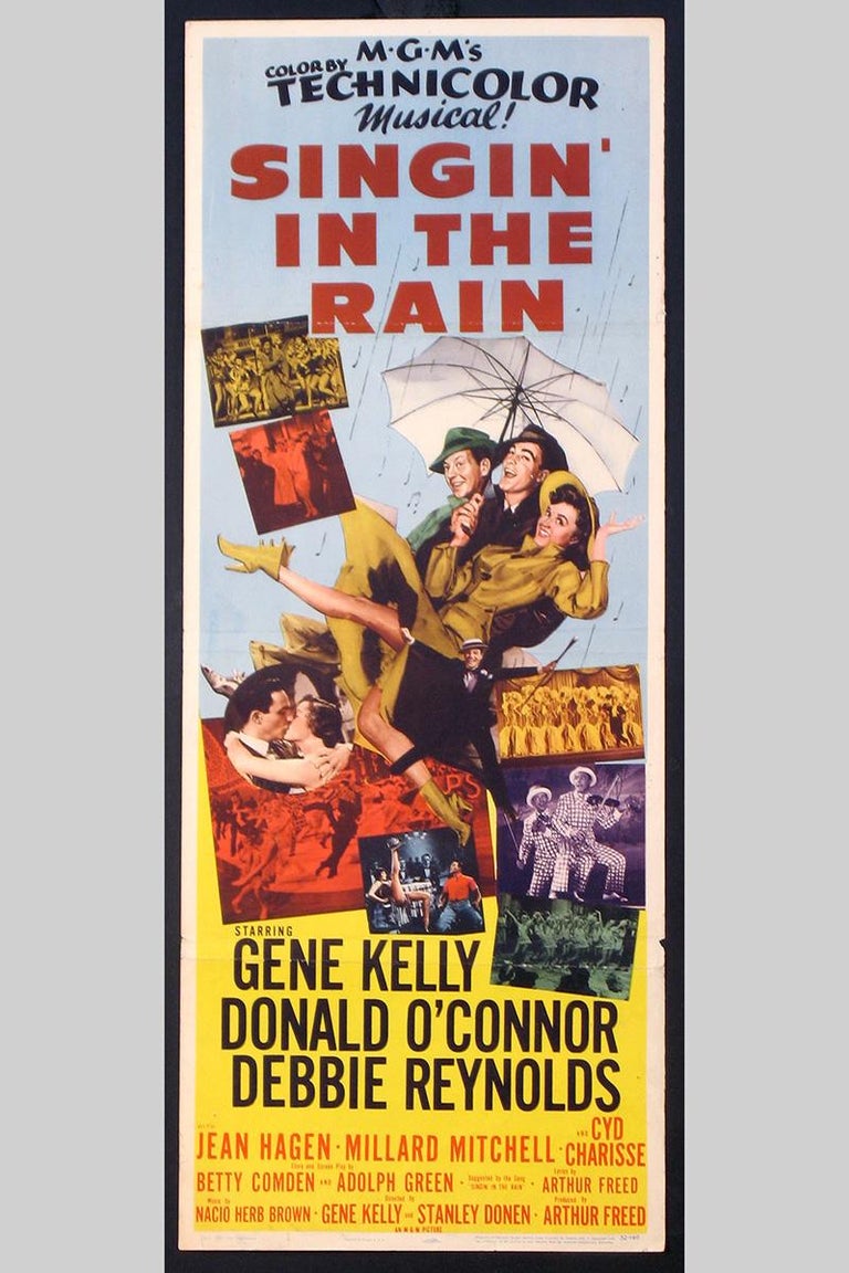 American Singin' In The Rain '1952' Poster For Sale