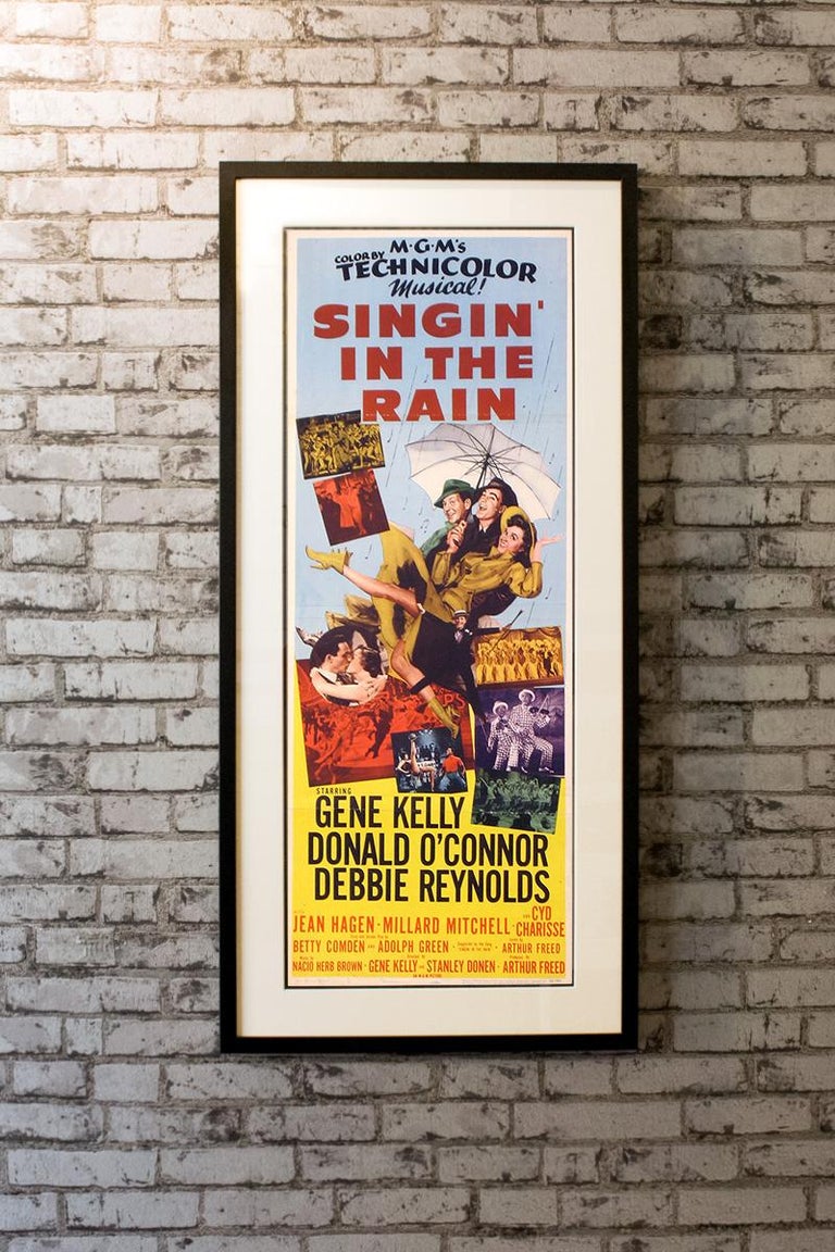 Singin' In The Rain '1952' Poster In Good Condition For Sale In London, GB