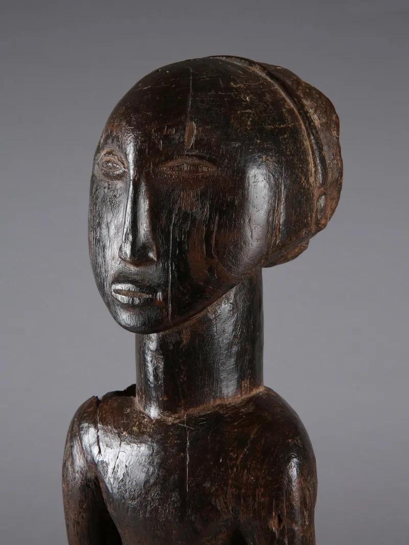 'Singiti' Anchestor Wood Statue, Hemba Culture, Dr Congo, Ca. 1900, Doc. Prov For Sale 3