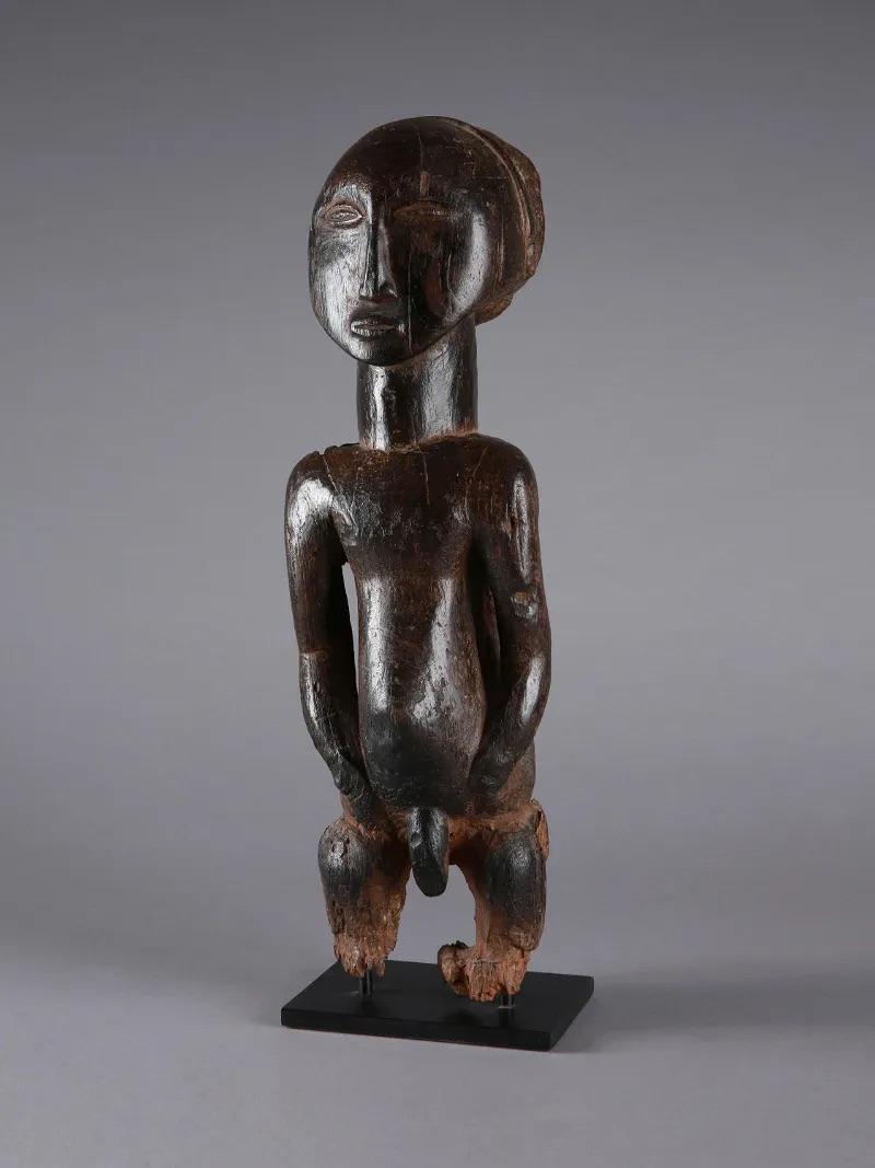 Tribal 'Singiti' Anchestor Wood Statue, Hemba Culture, Dr Congo, Ca. 1900, Doc. Prov For Sale