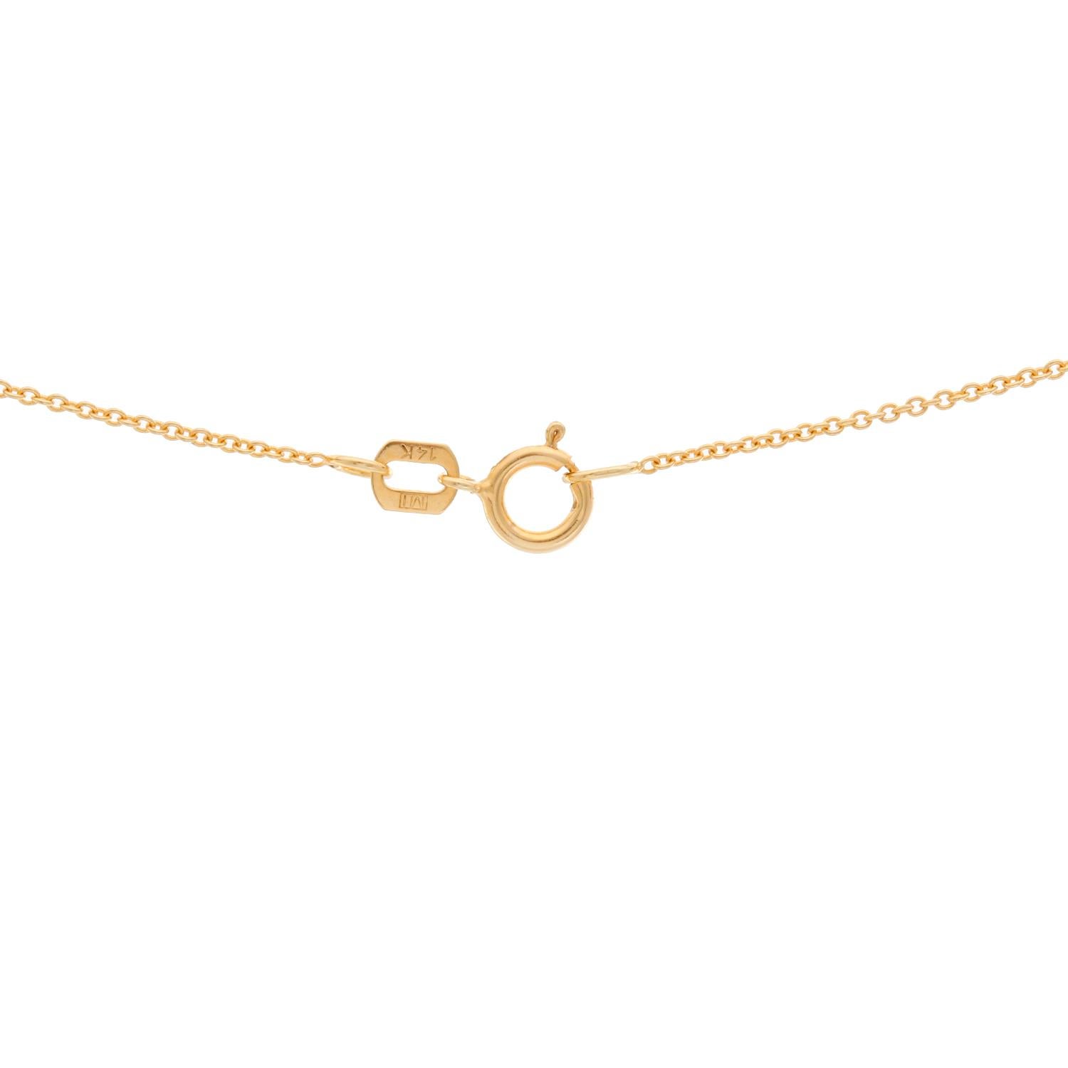 single gold ball necklace