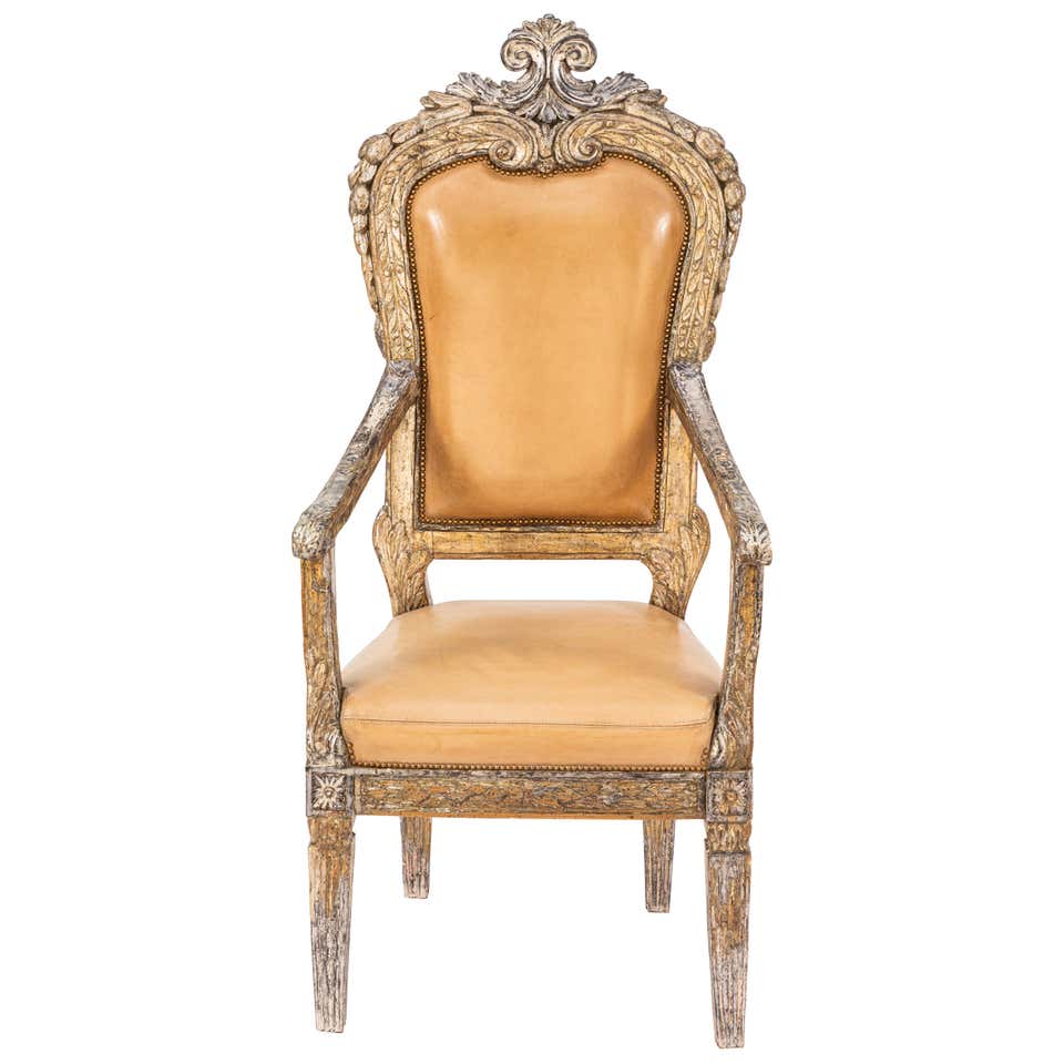 18th Century French Walnut Regence Armchair For Sale at 1stDibs