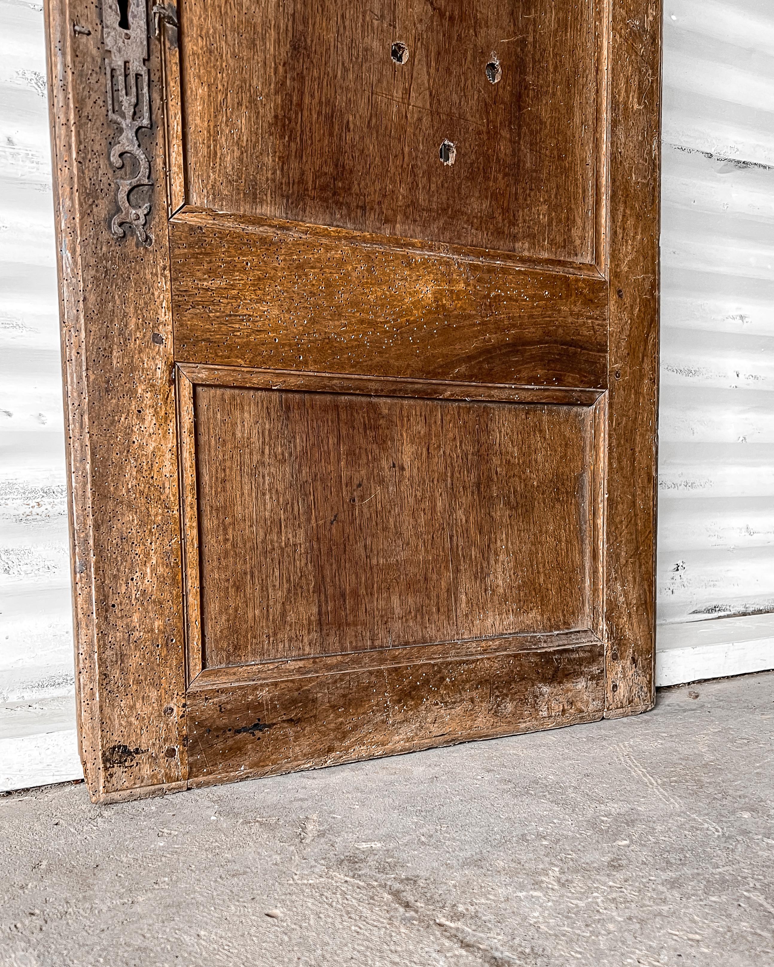 Single 19th Century French Provincial Cupboard Door For Sale 8